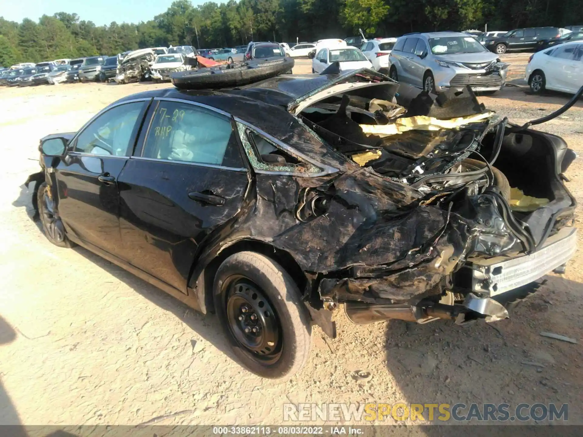 3 Photograph of a damaged car 4T1JZ1FB4LU049087 TOYOTA AVALON 2020