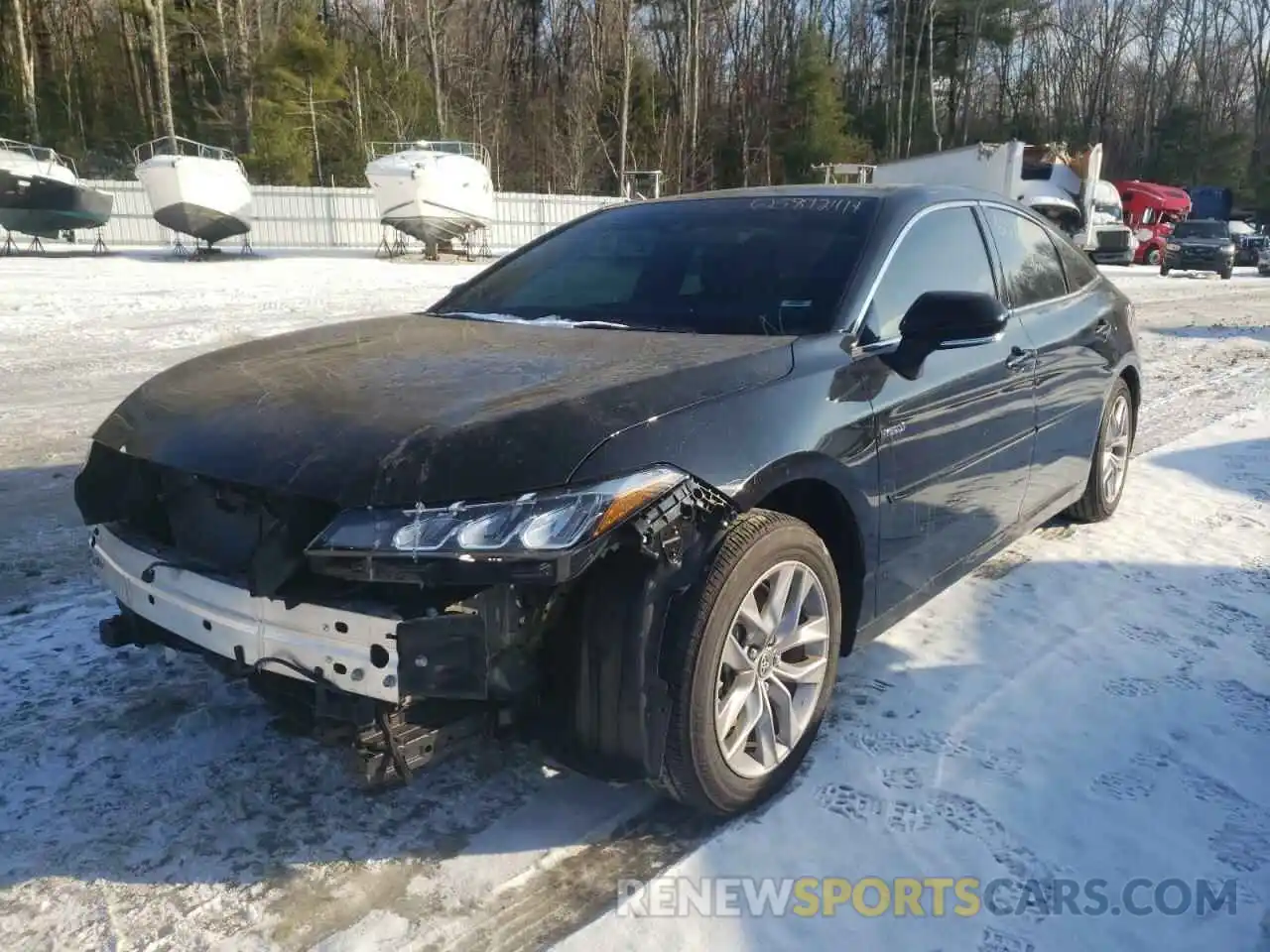 2 Photograph of a damaged car 4T1AA1AB0MU007306 TOYOTA AVALON 2021