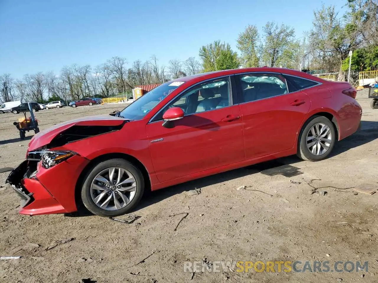 1 Photograph of a damaged car 4T1AA1AB5MU002487 TOYOTA AVALON 2021