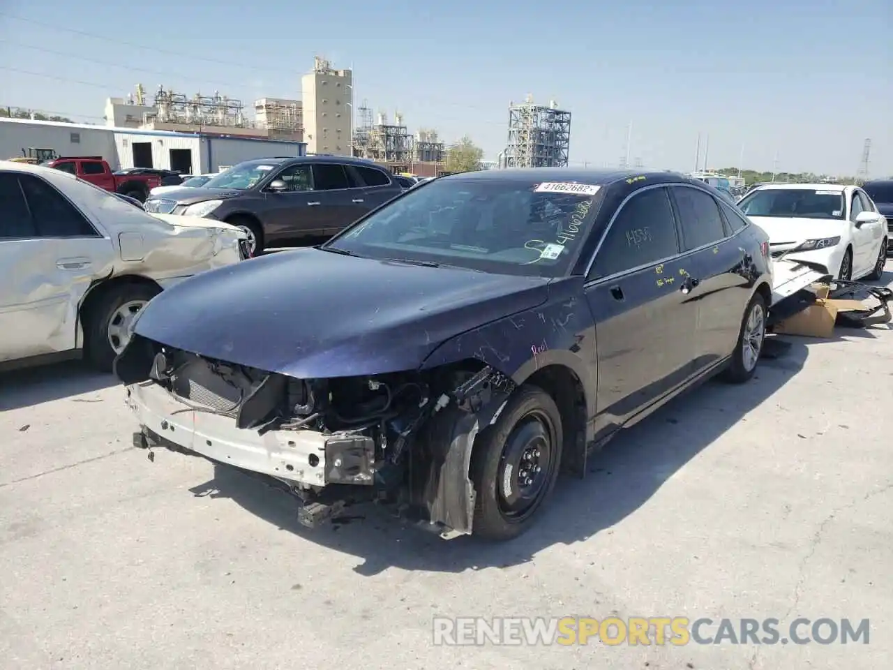 2 Photograph of a damaged car 4T1AZ1FB7MU060361 TOYOTA AVALON 2021