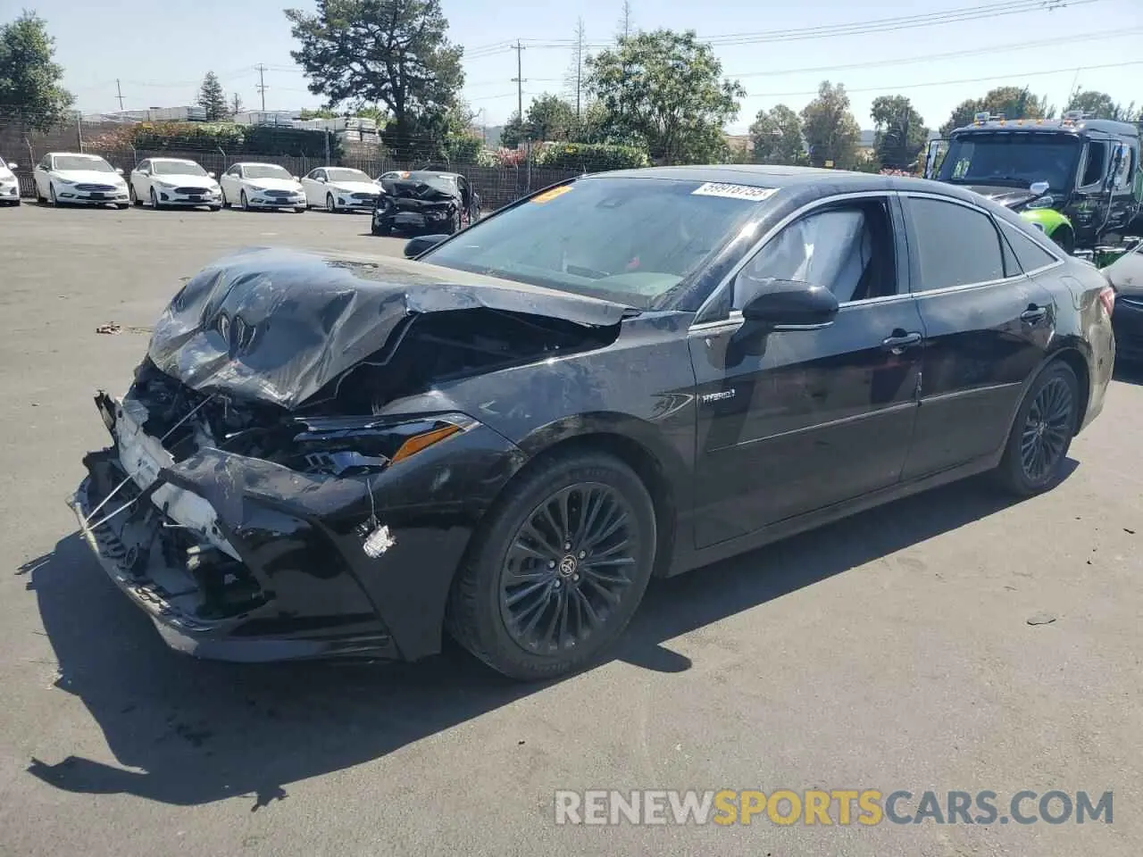 1 Photograph of a damaged car 4T1EA1AB0MU001362 TOYOTA AVALON 2021