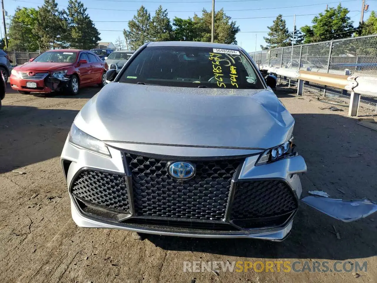 5 Photograph of a damaged car 4T1EA1AB7MU005523 TOYOTA AVALON 2021