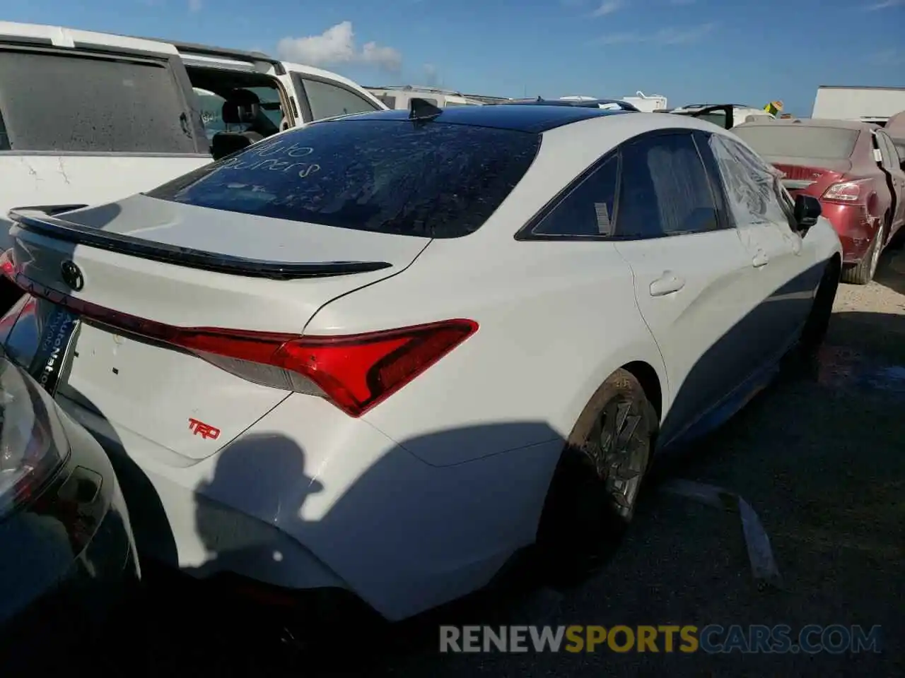 4 Photograph of a damaged car 4T1FZ1FB6MU060129 TOYOTA AVALON 2021