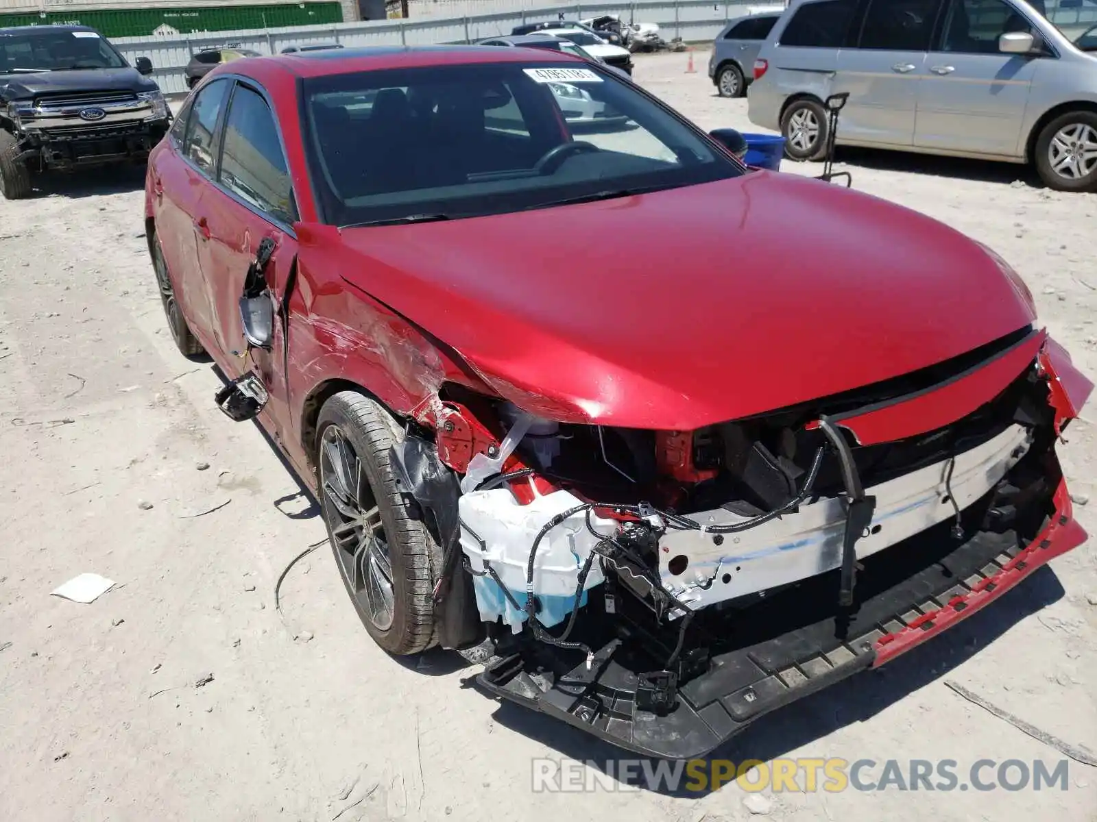 1 Photograph of a damaged car 4T1HZ1FB4MU061353 TOYOTA AVALON 2021