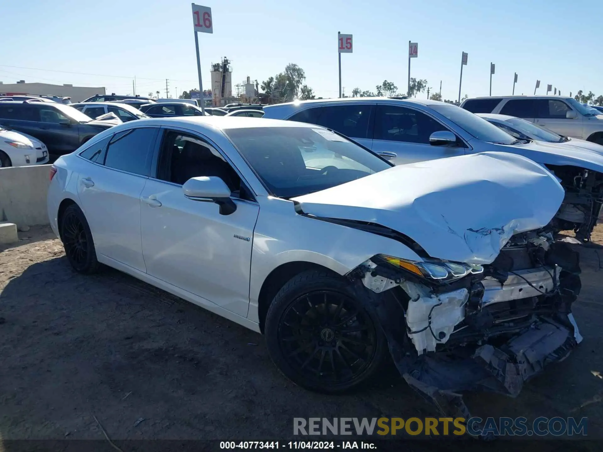 1 Photograph of a damaged car 4T1JA1AB6MU002482 TOYOTA AVALON 2021