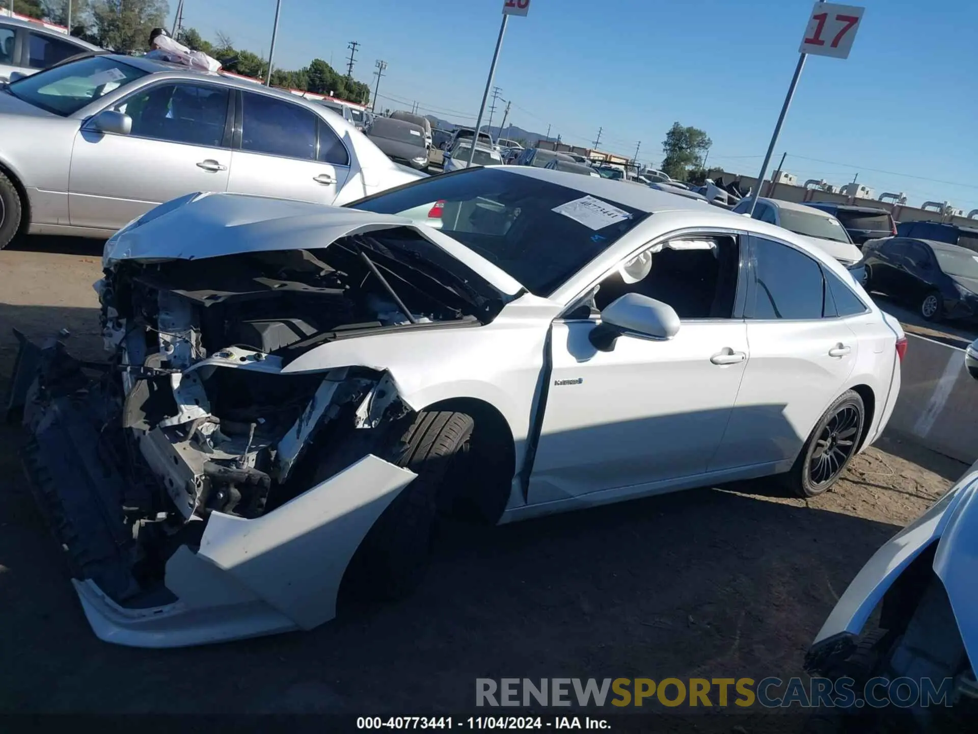 15 Photograph of a damaged car 4T1JA1AB6MU002482 TOYOTA AVALON 2021