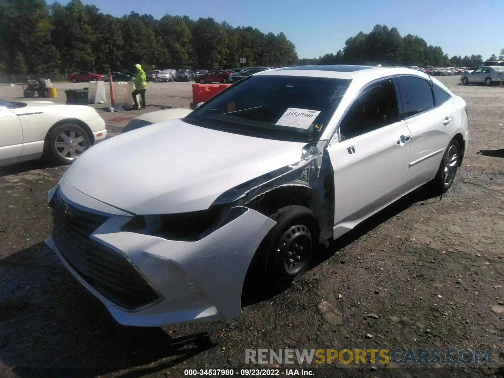 2 Photograph of a damaged car 4T1LB1BB8MU001418 TOYOTA AVALON 2021