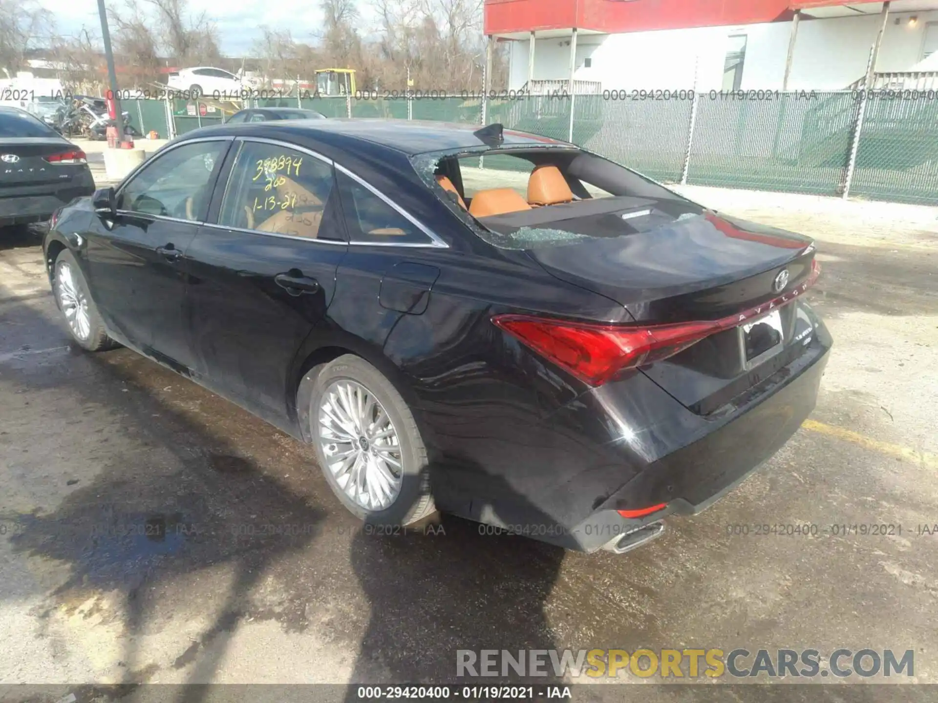 3 Photograph of a damaged car 4T1NB1BB8MU001427 TOYOTA AVALON 2021