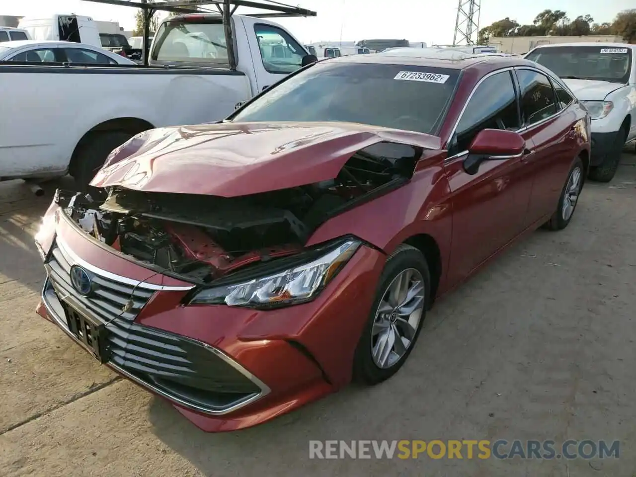 2 Photograph of a damaged car 4T1AA1AB6NU014682 TOYOTA AVALON 2022