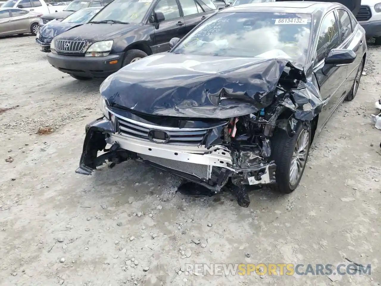 9 Photograph of a damaged car 4T1CZ1FB1NU072550 TOYOTA AVALON 2022