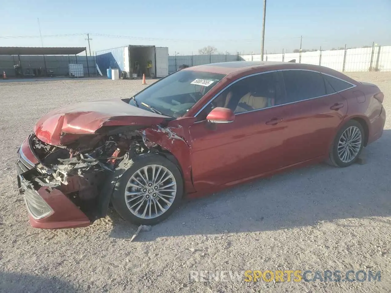 1 Photograph of a damaged car 4T1CZ1FB1NU077506 TOYOTA AVALON 2022