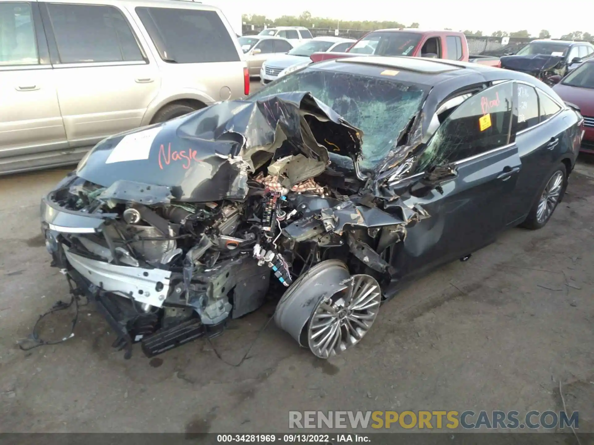 6 Photograph of a damaged car 4T1DA1AB1NU012576 TOYOTA AVALON 2022