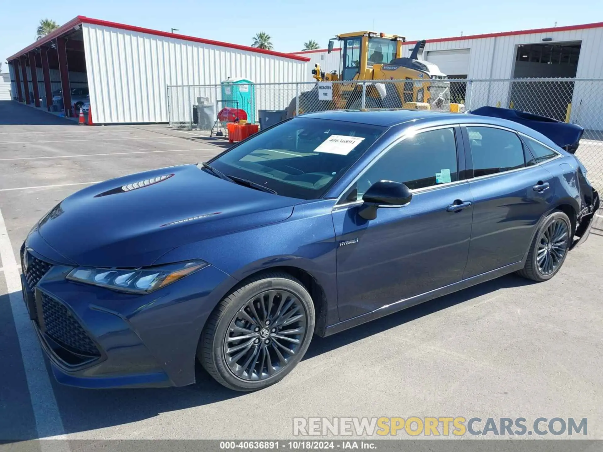 2 Photograph of a damaged car 4T1B21FB5KU008815 TOYOTA AVALON HYBRID 2019