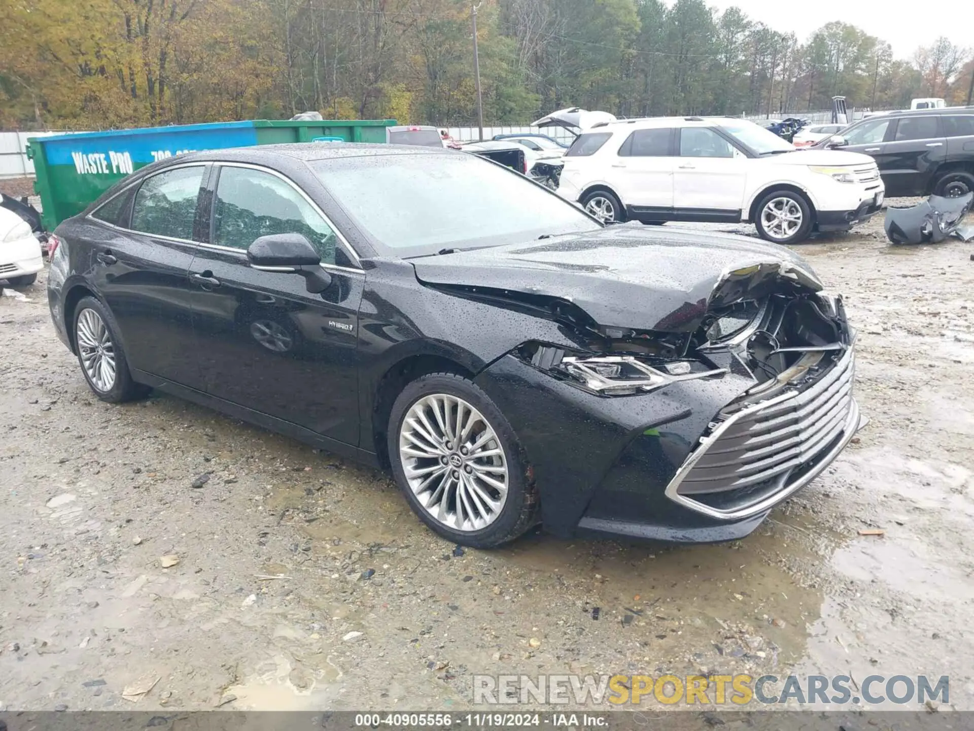 1 Photograph of a damaged car 4T1B21FB7KU003499 TOYOTA AVALON HYBRID 2019