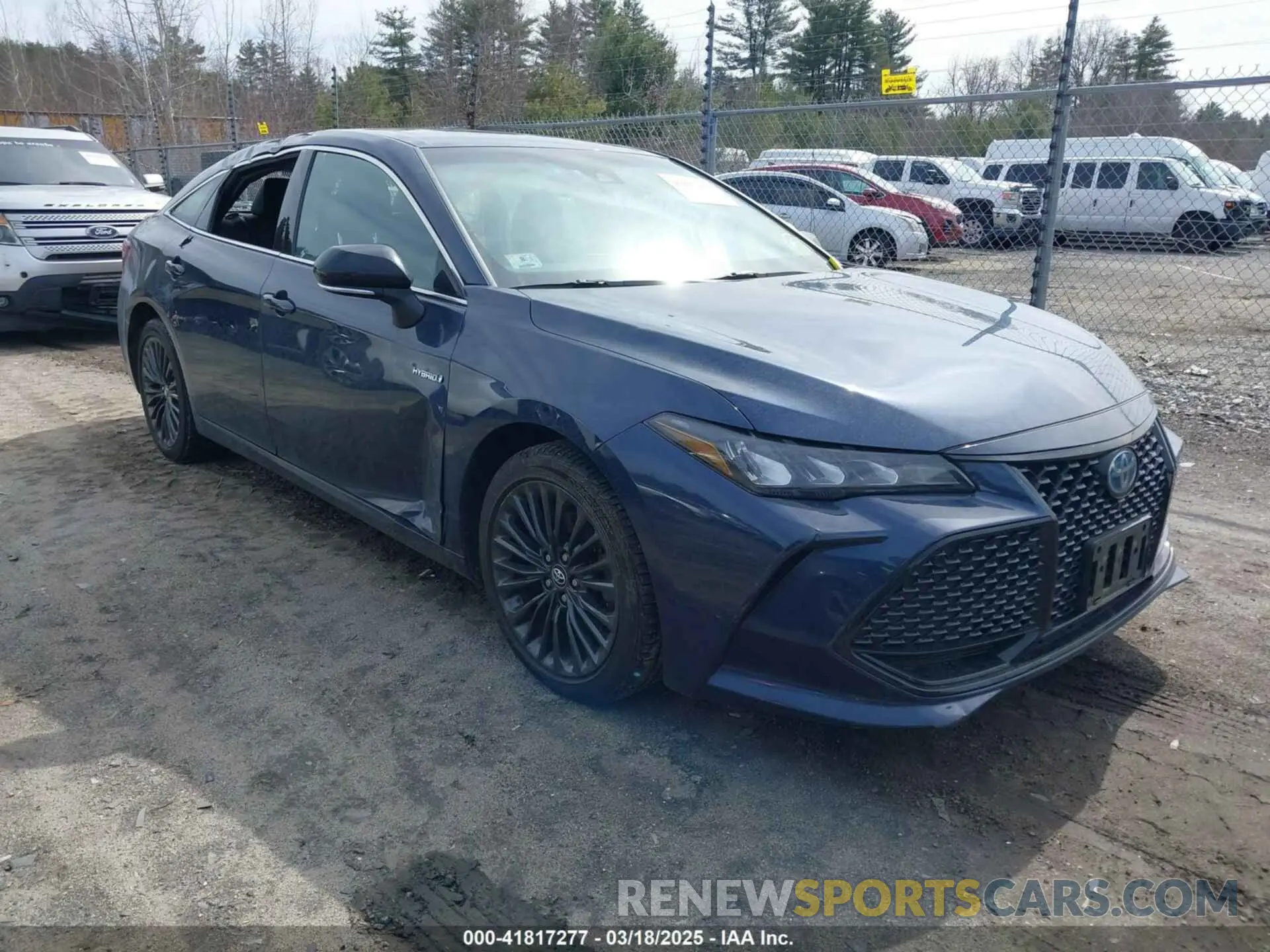 1 Photograph of a damaged car 4T1E21FB0LU014522 TOYOTA AVALON HYBRID 2020
