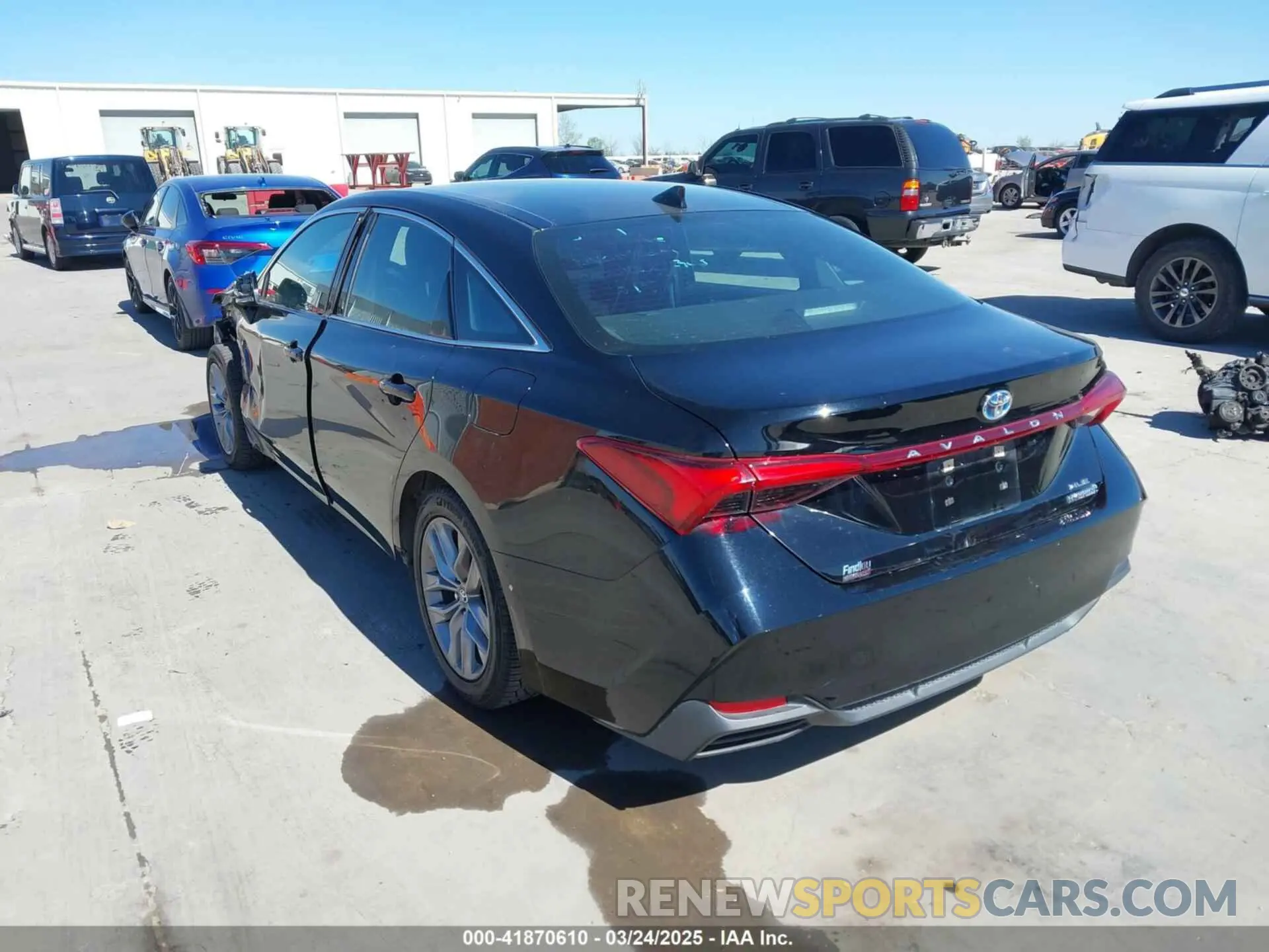 3 Photograph of a damaged car 4T1J21FB8LU016002 TOYOTA AVALON HYBRID 2020