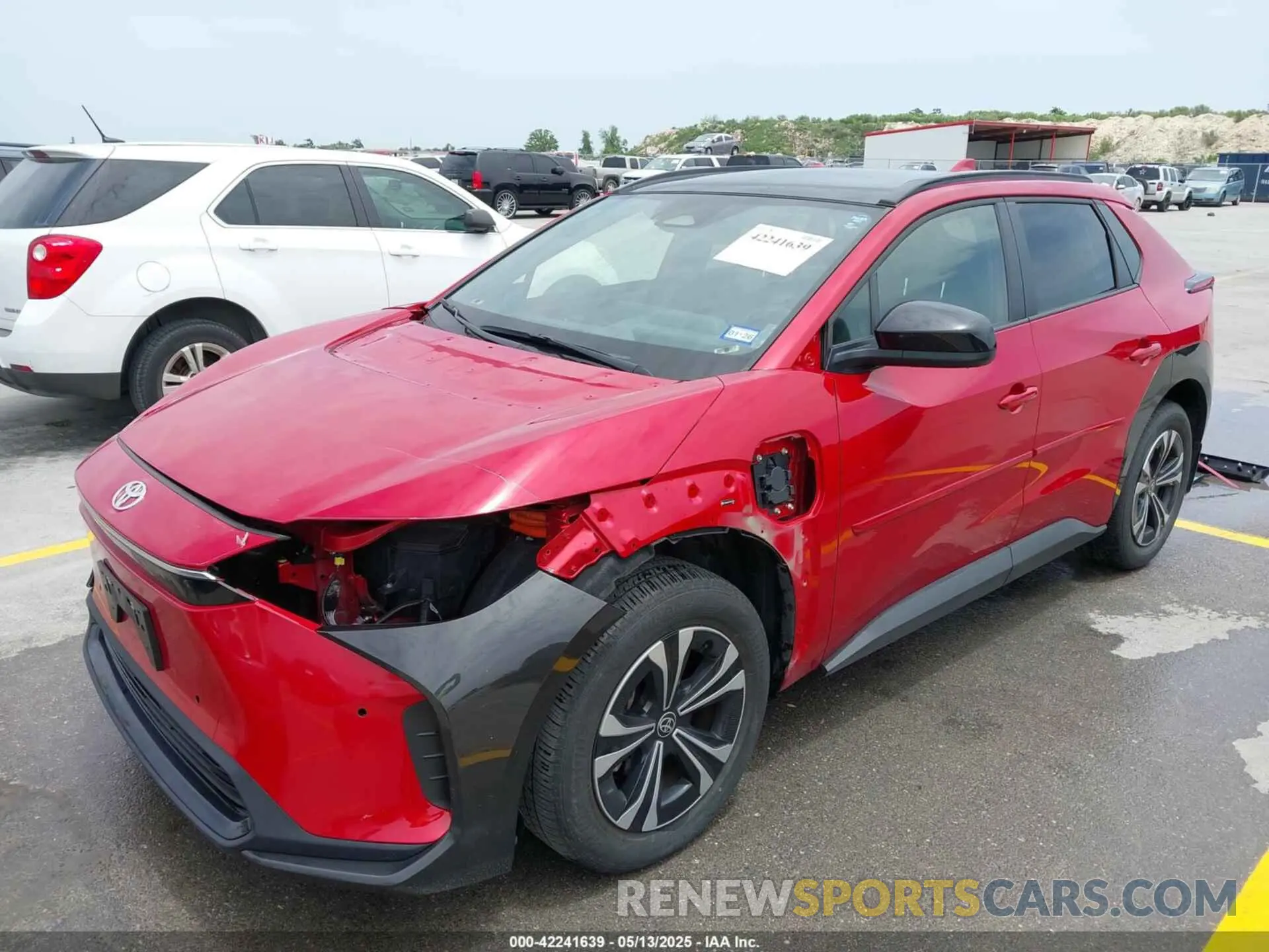 2 Photograph of a damaged car JTMAAAAA1PA011835 TOYOTA BZ4X 2023