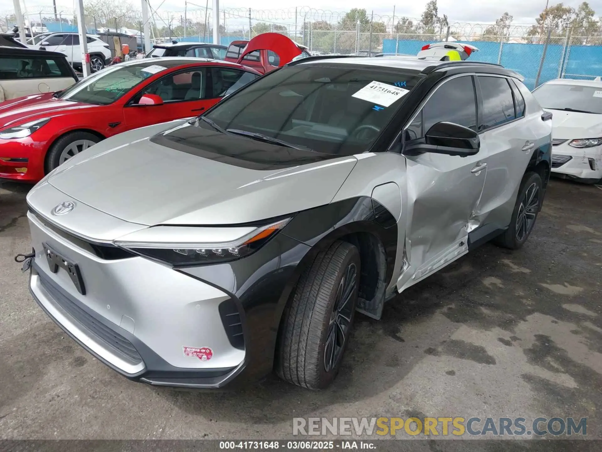 2 Photograph of a damaged car JTMAAAAA5PA017444 TOYOTA BZ4X 2023