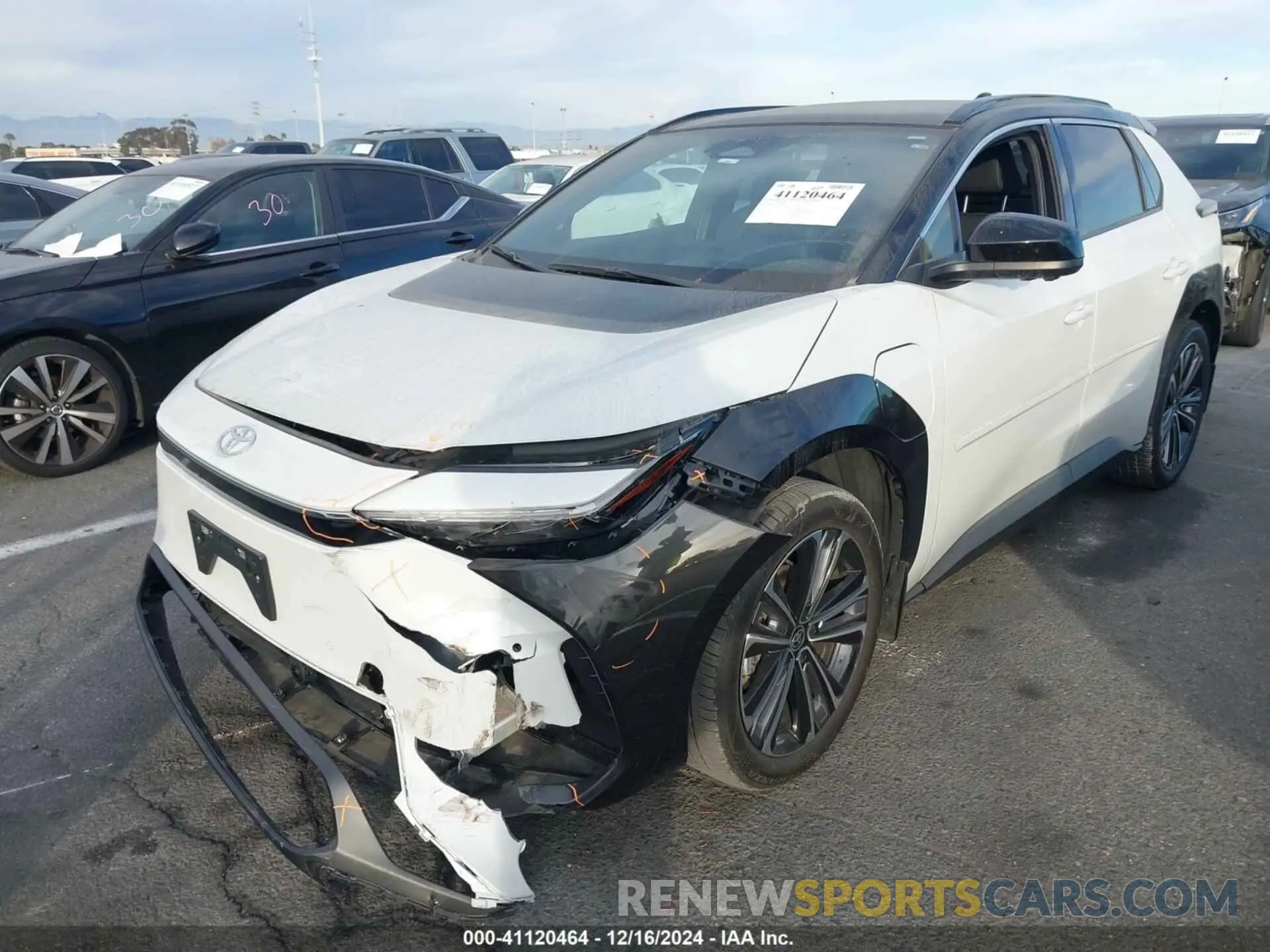 2 Photograph of a damaged car JTMAAAAA7PA000211 TOYOTA BZ4X 2023