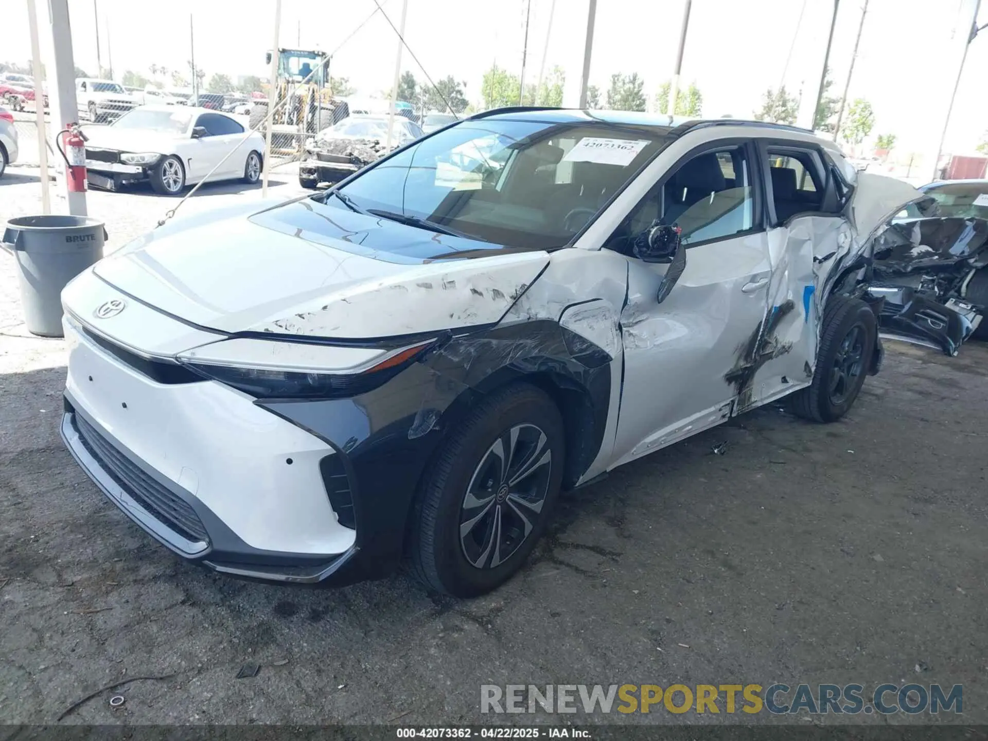 2 Photograph of a damaged car JTMAAAAA7PA016036 TOYOTA BZ4X 2023