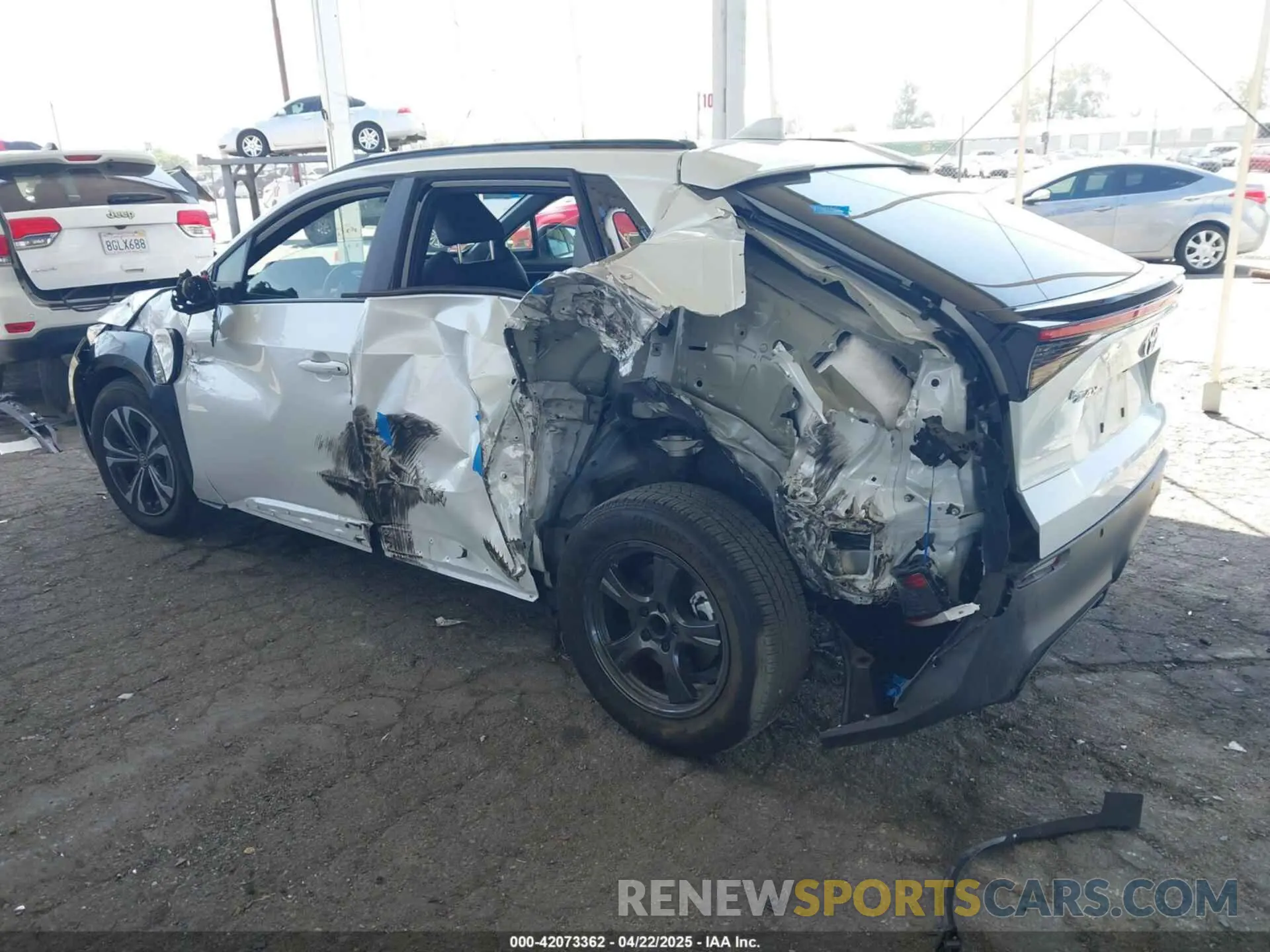 3 Photograph of a damaged car JTMAAAAA7PA016036 TOYOTA BZ4X 2023
