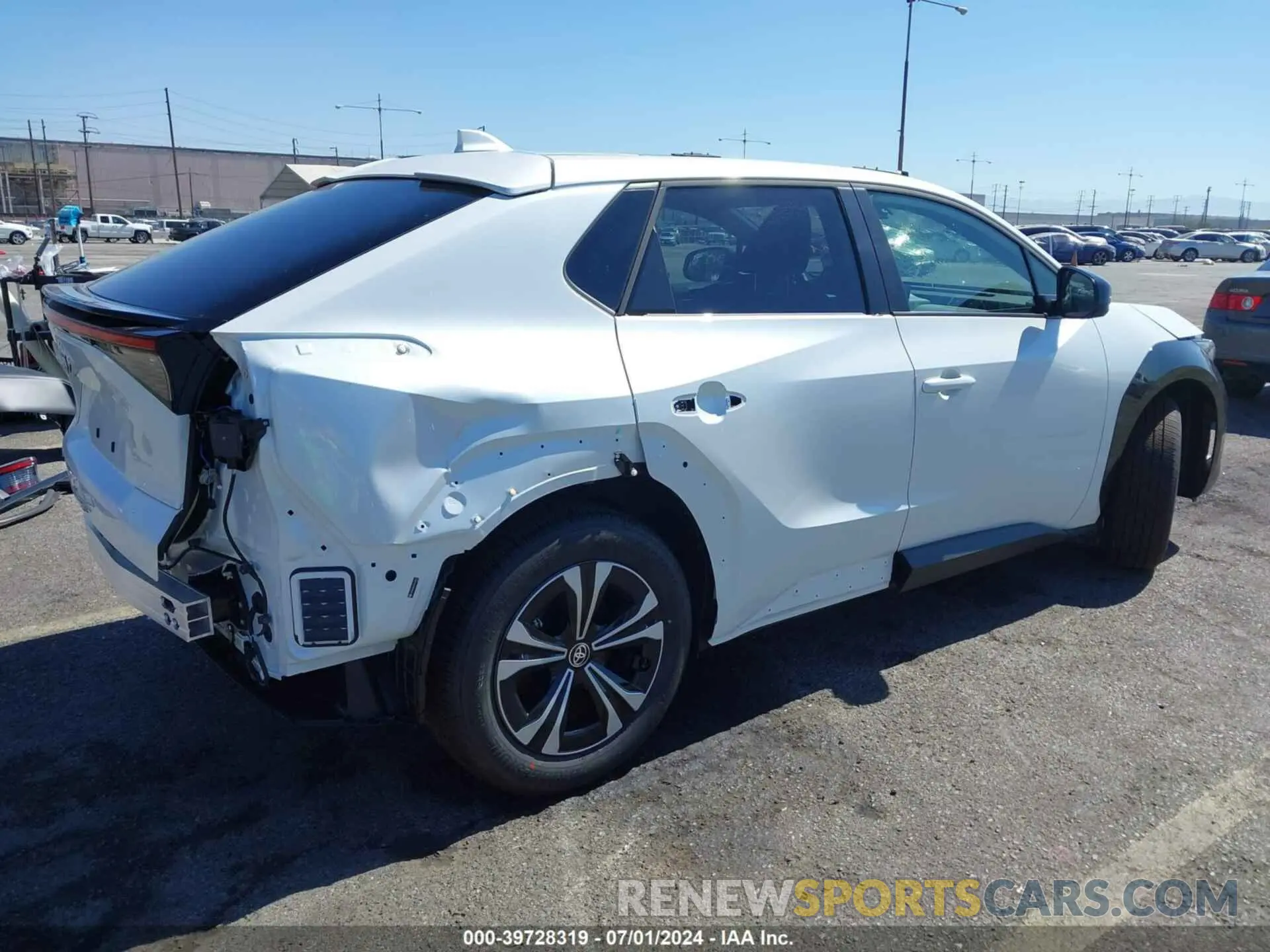 4 Photograph of a damaged car JTMAAAAA3RA034603 TOYOTA BZ4X 2024