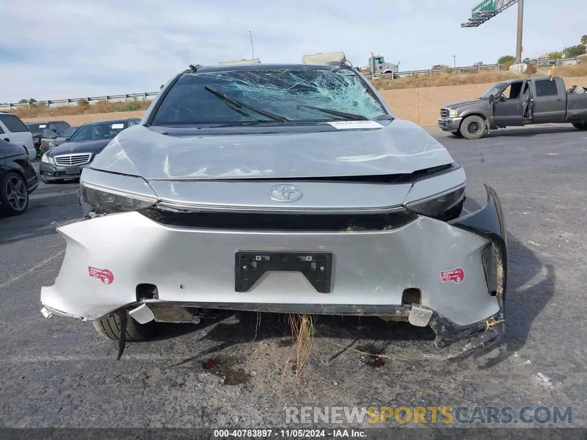 12 Photograph of a damaged car JTMAAAAA3RA043091 TOYOTA BZ4X 2024