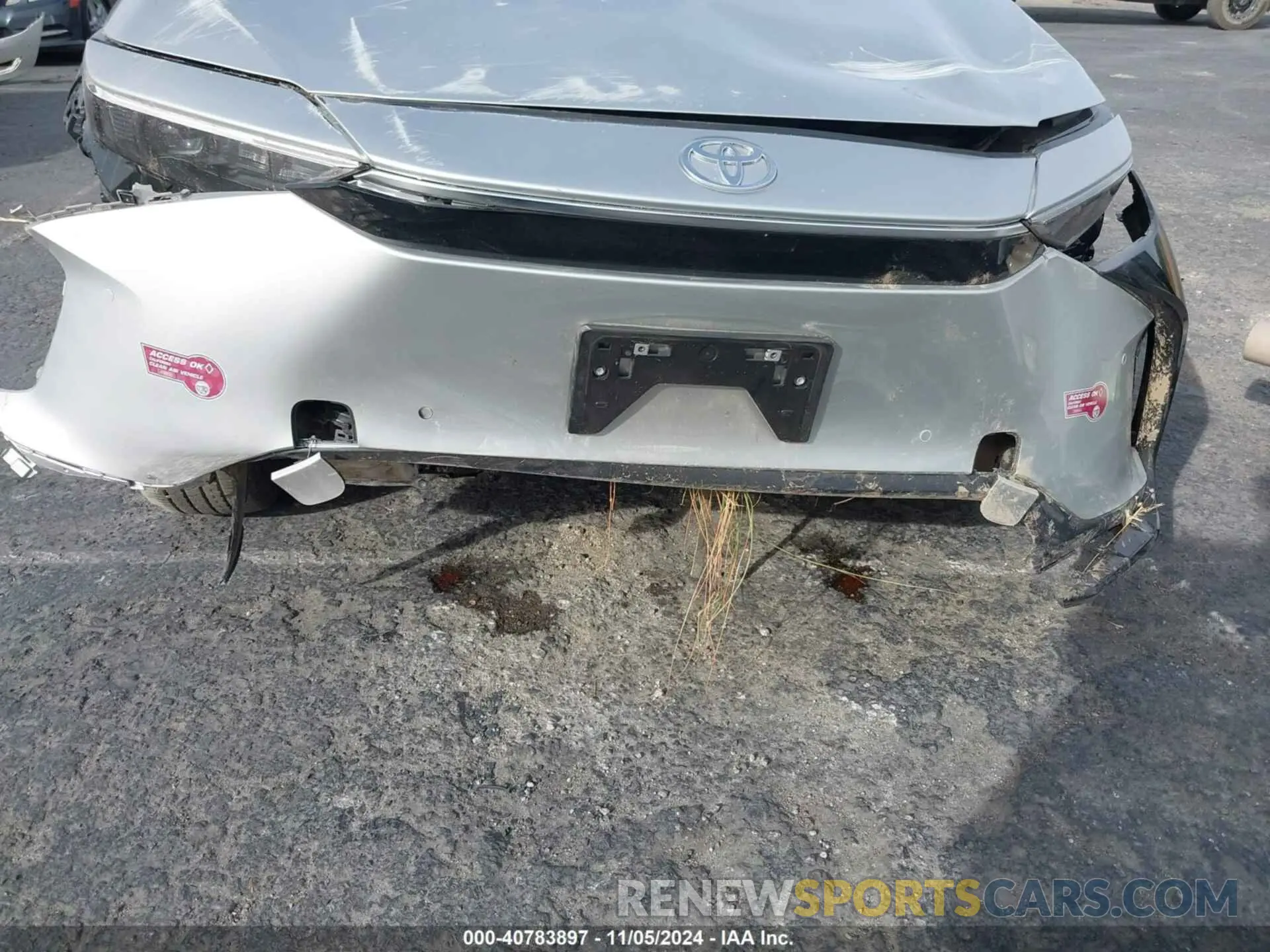 6 Photograph of a damaged car JTMAAAAA3RA043091 TOYOTA BZ4X 2024