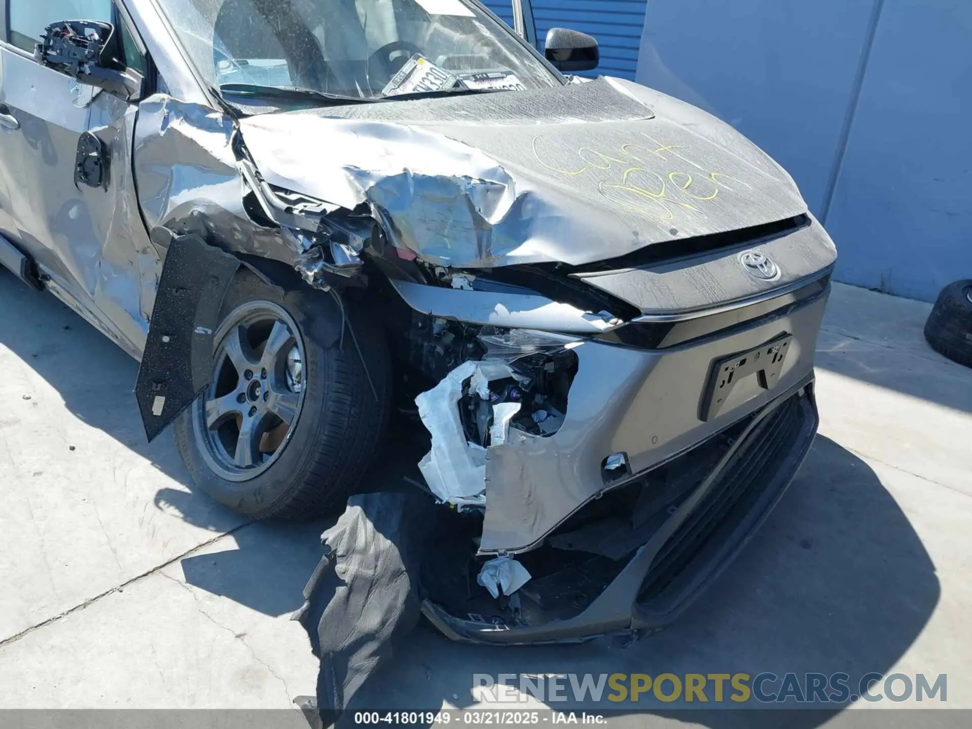 21 Photograph of a damaged car JTMAAAAA4RA042628 TOYOTA BZ4X 2024