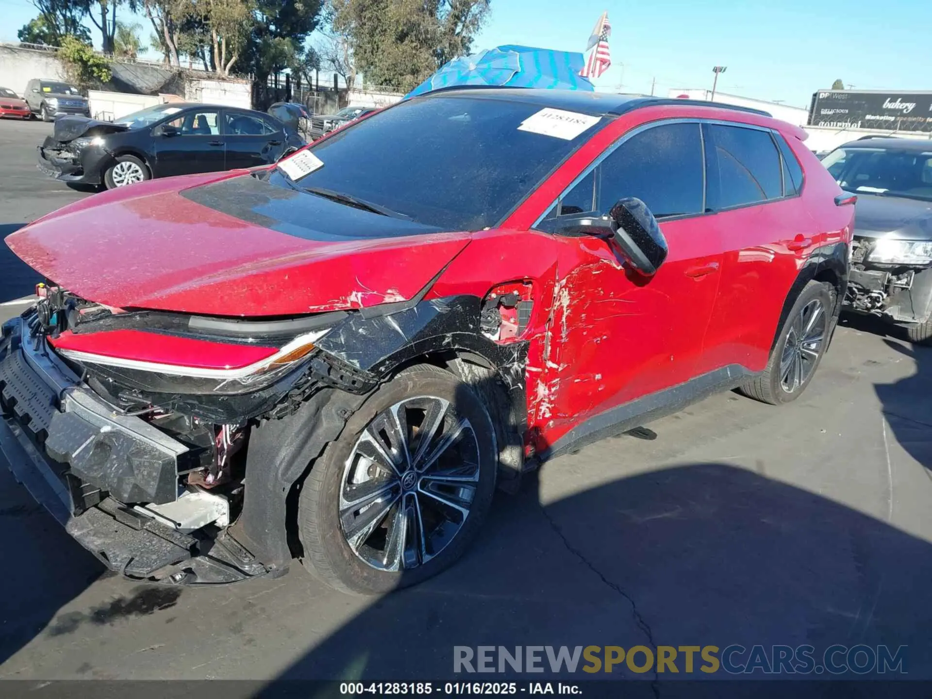 2 Photograph of a damaged car JTMAAAAA4RA044766 TOYOTA BZ4X 2024