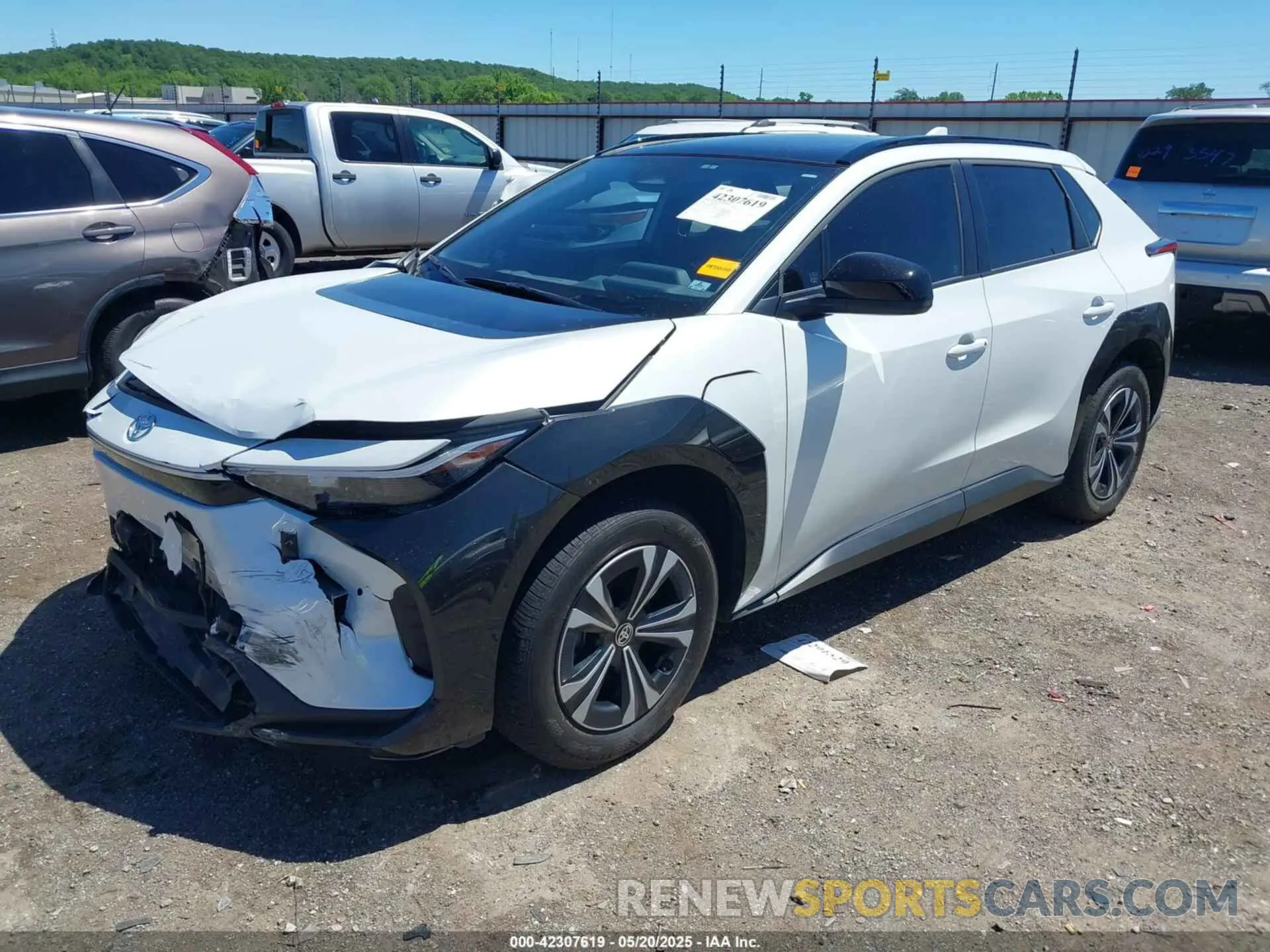 2 Photograph of a damaged car JTMAAAAA8RA033561 TOYOTA BZ4X 2024