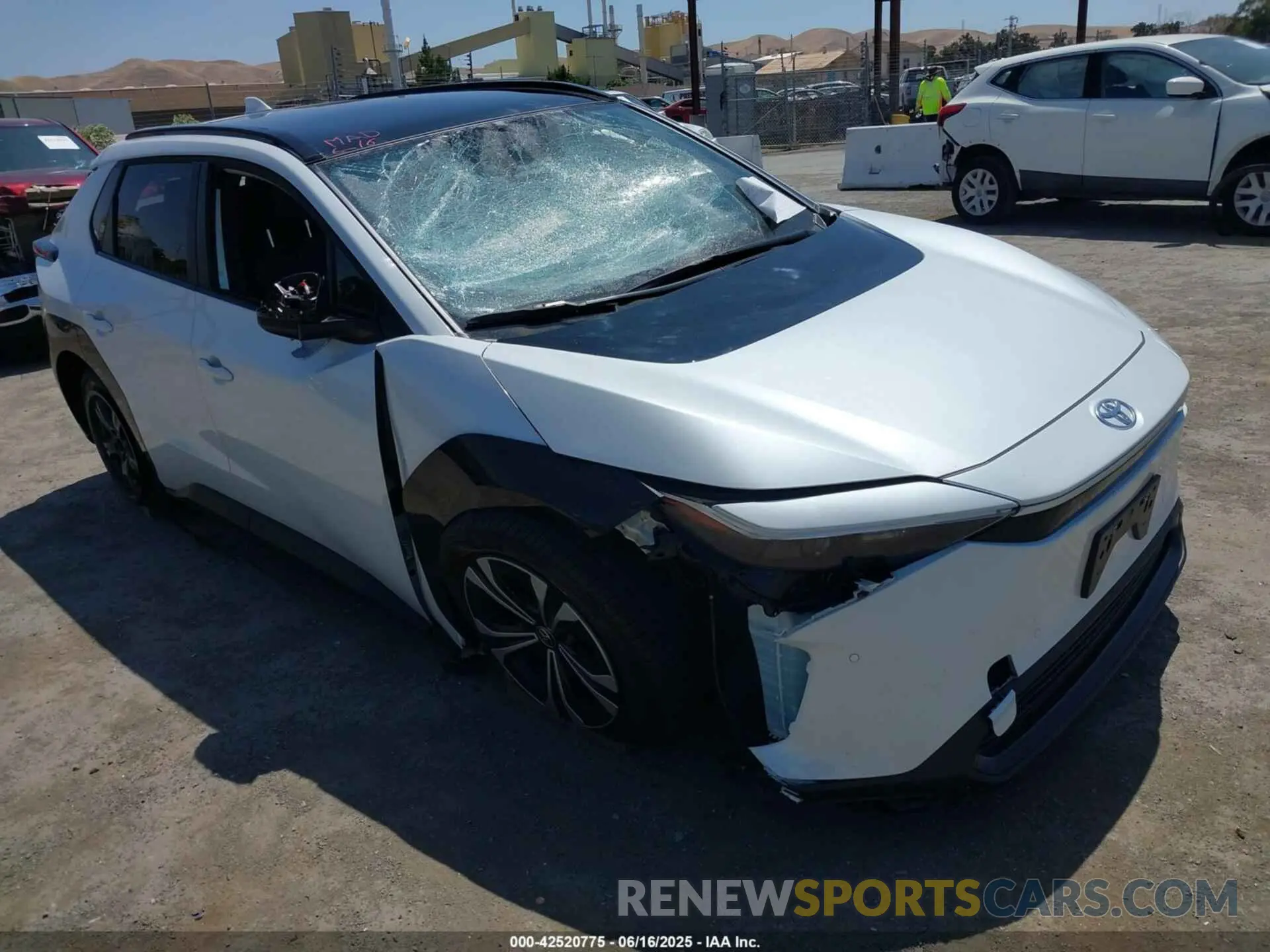 1 Photograph of a damaged car JTMABACA0RA070758 TOYOTA BZ4X 2024