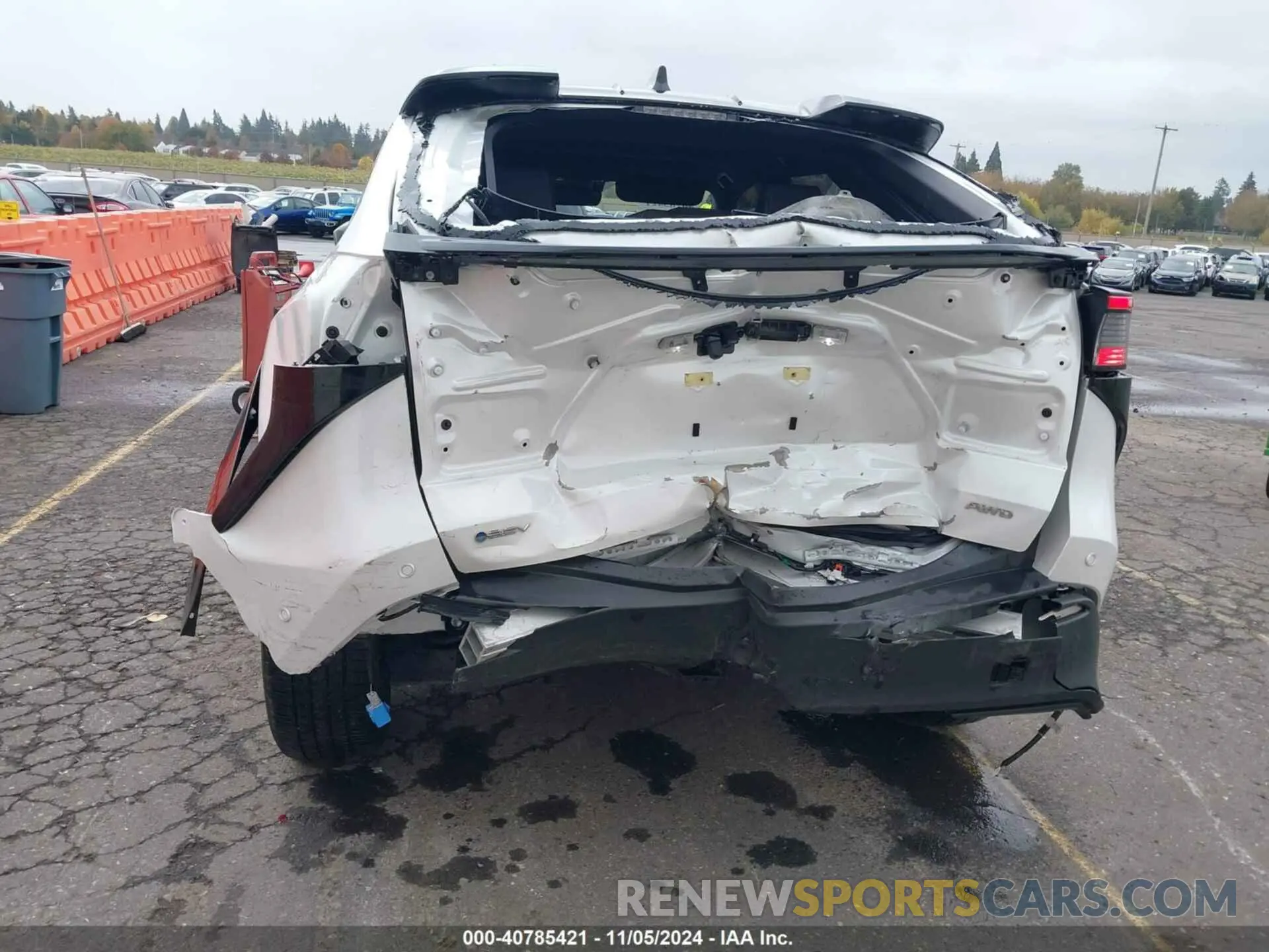 6 Photograph of a damaged car JTMABACA1RA055234 TOYOTA BZ4X 2024