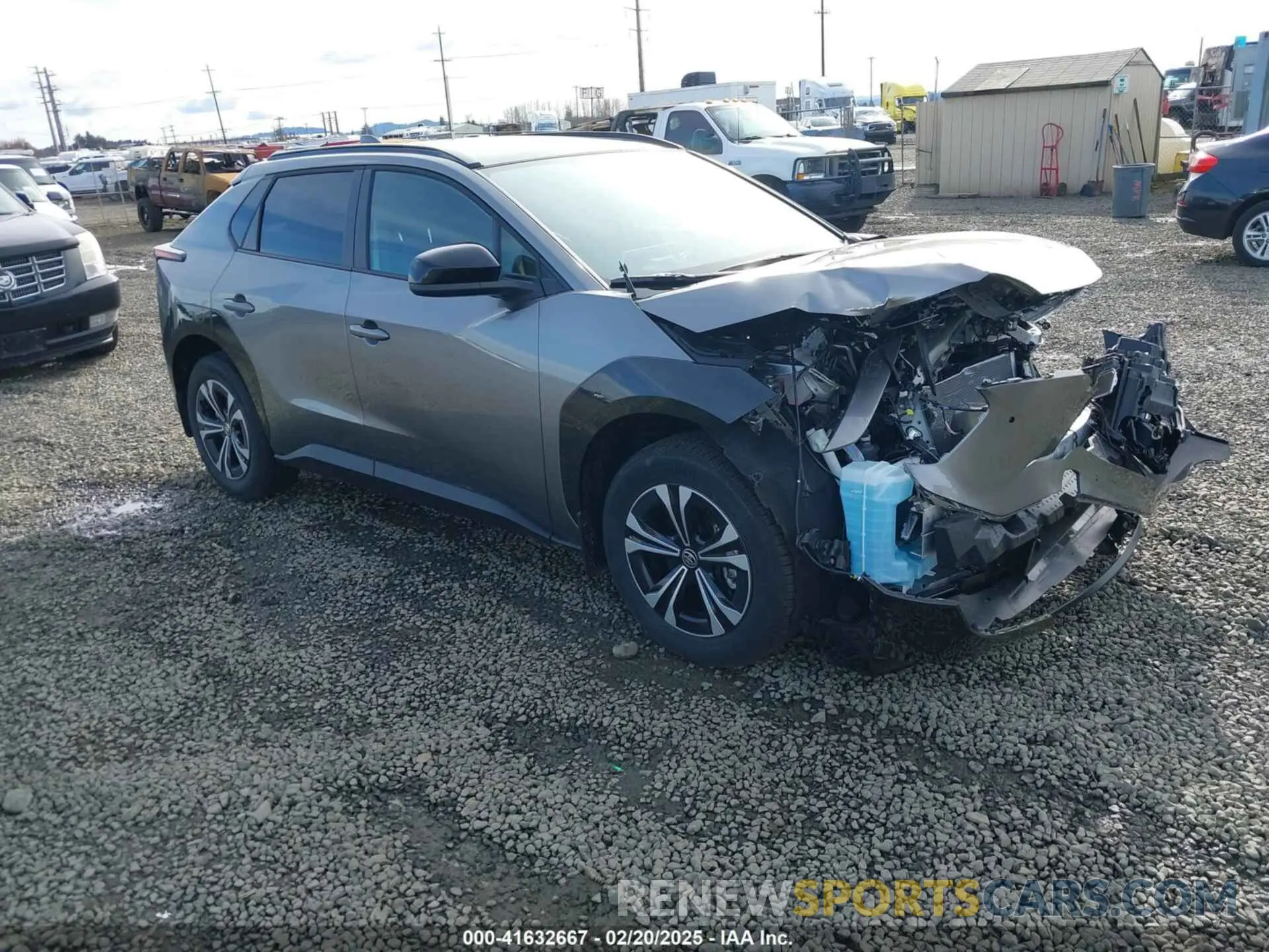 1 Photograph of a damaged car JTMABACA2RA069207 TOYOTA BZ4X 2024
