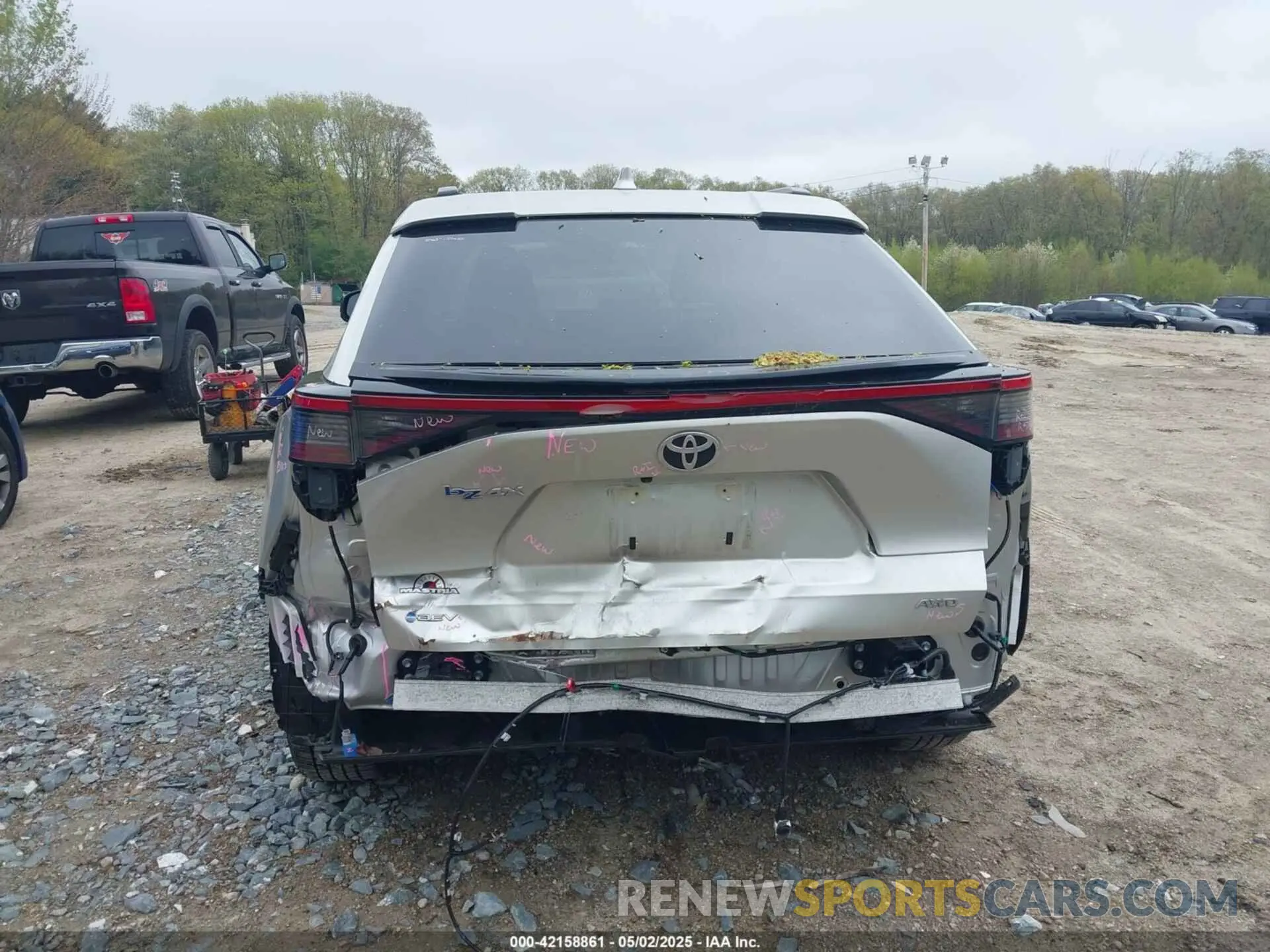 17 Photograph of a damaged car JTMABACA2RA070129 TOYOTA BZ4X 2024