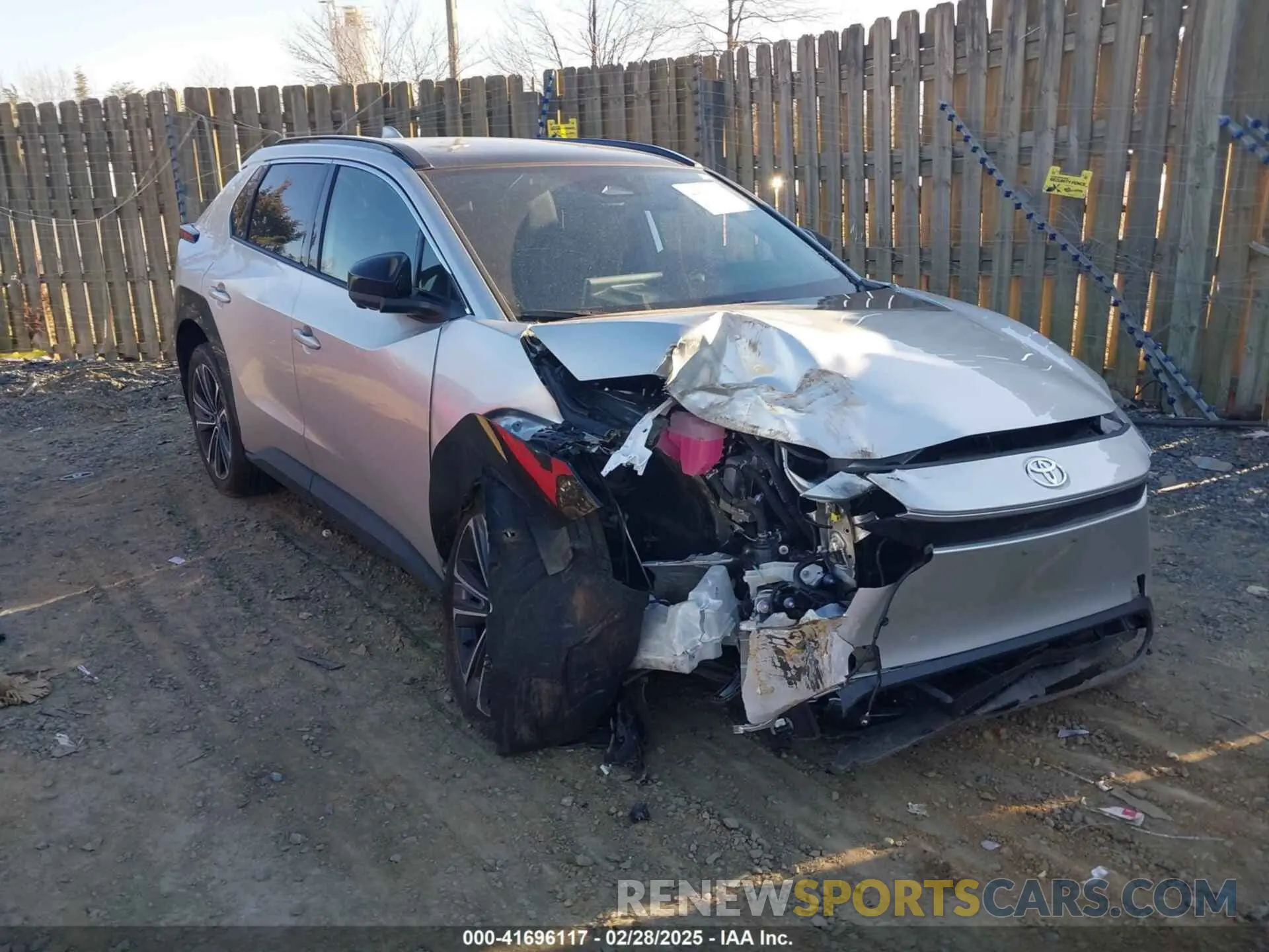 1 Photograph of a damaged car JTMABACA5RA063871 TOYOTA BZ4X 2024
