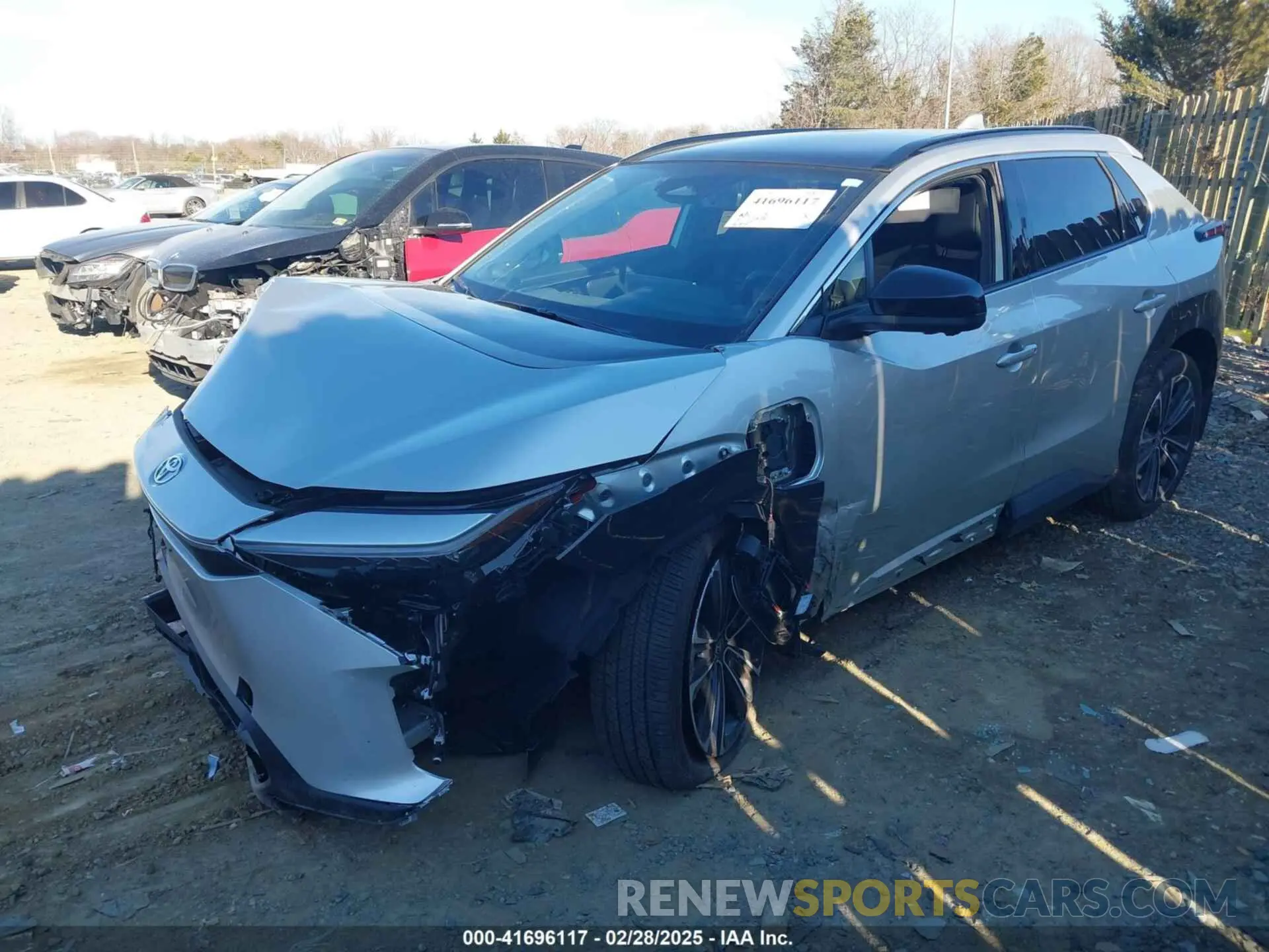 2 Photograph of a damaged car JTMABACA5RA063871 TOYOTA BZ4X 2024