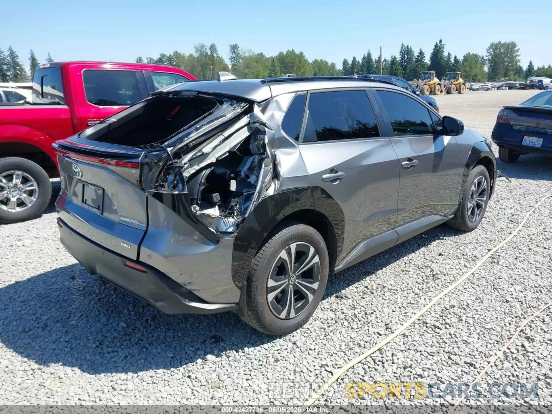 4 Photograph of a damaged car JTMABACA5RA070254 TOYOTA BZ4X 2024