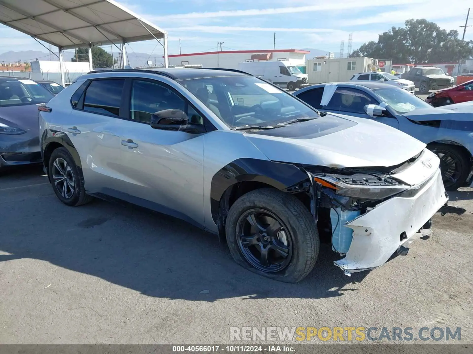 1 Photograph of a damaged car JTMABACA7RA079957 TOYOTA BZ4X 2024