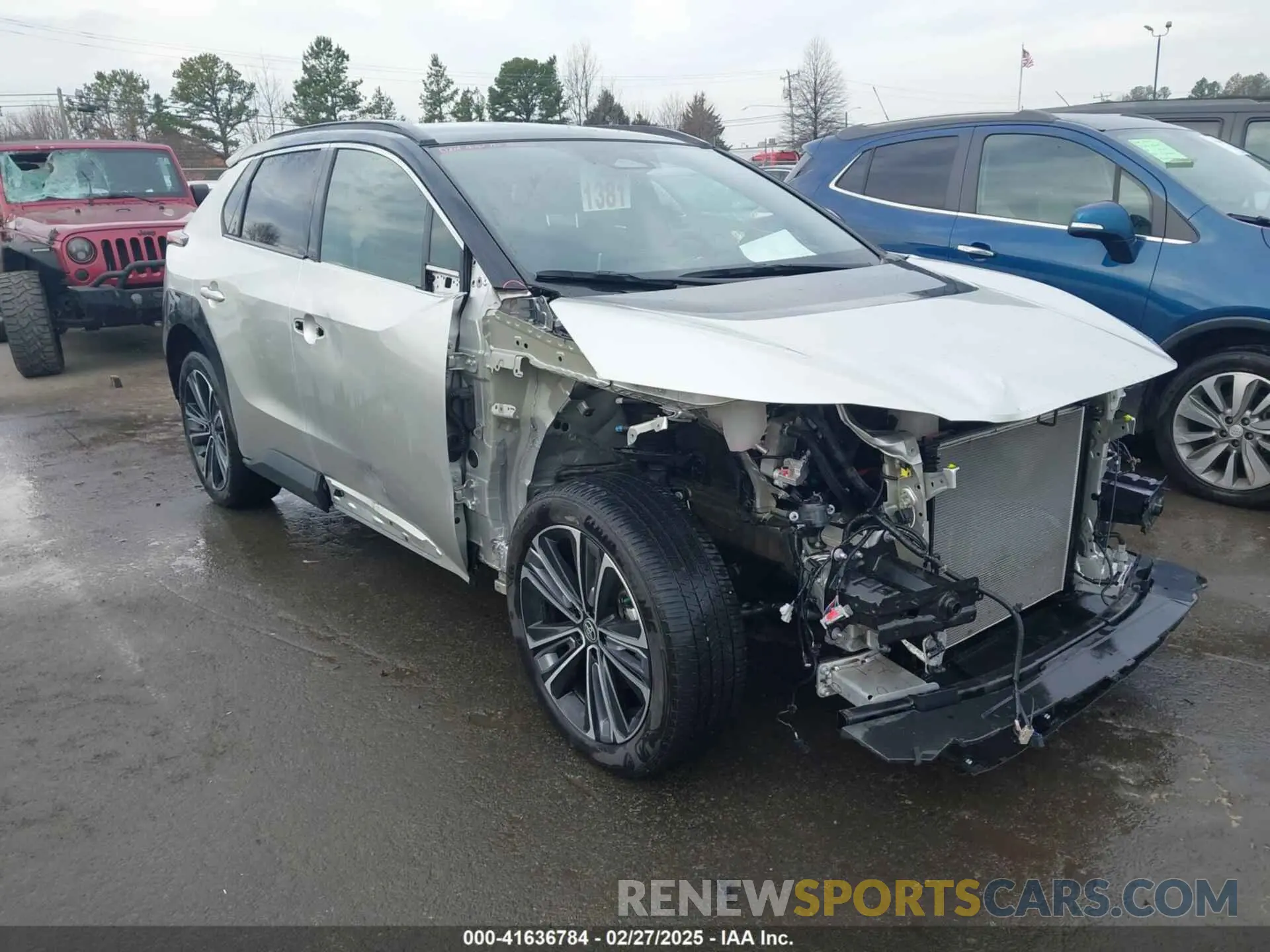 1 Photograph of a damaged car JTMABACA8RA052508 TOYOTA BZ4X 2024