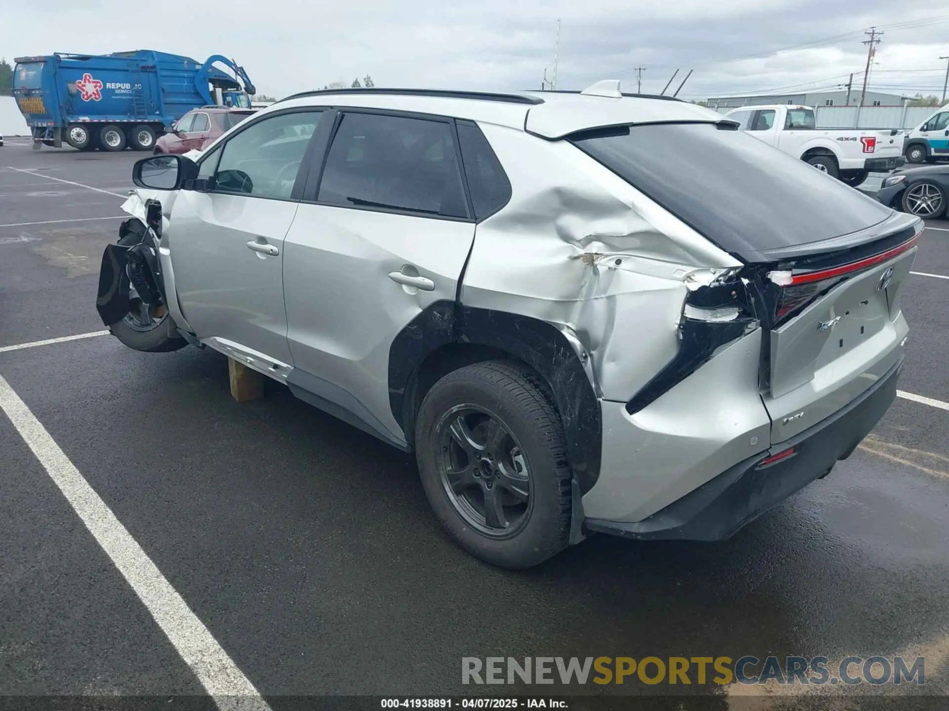 3 Photograph of a damaged car JTMABACA8RA080924 TOYOTA BZ4X 2024