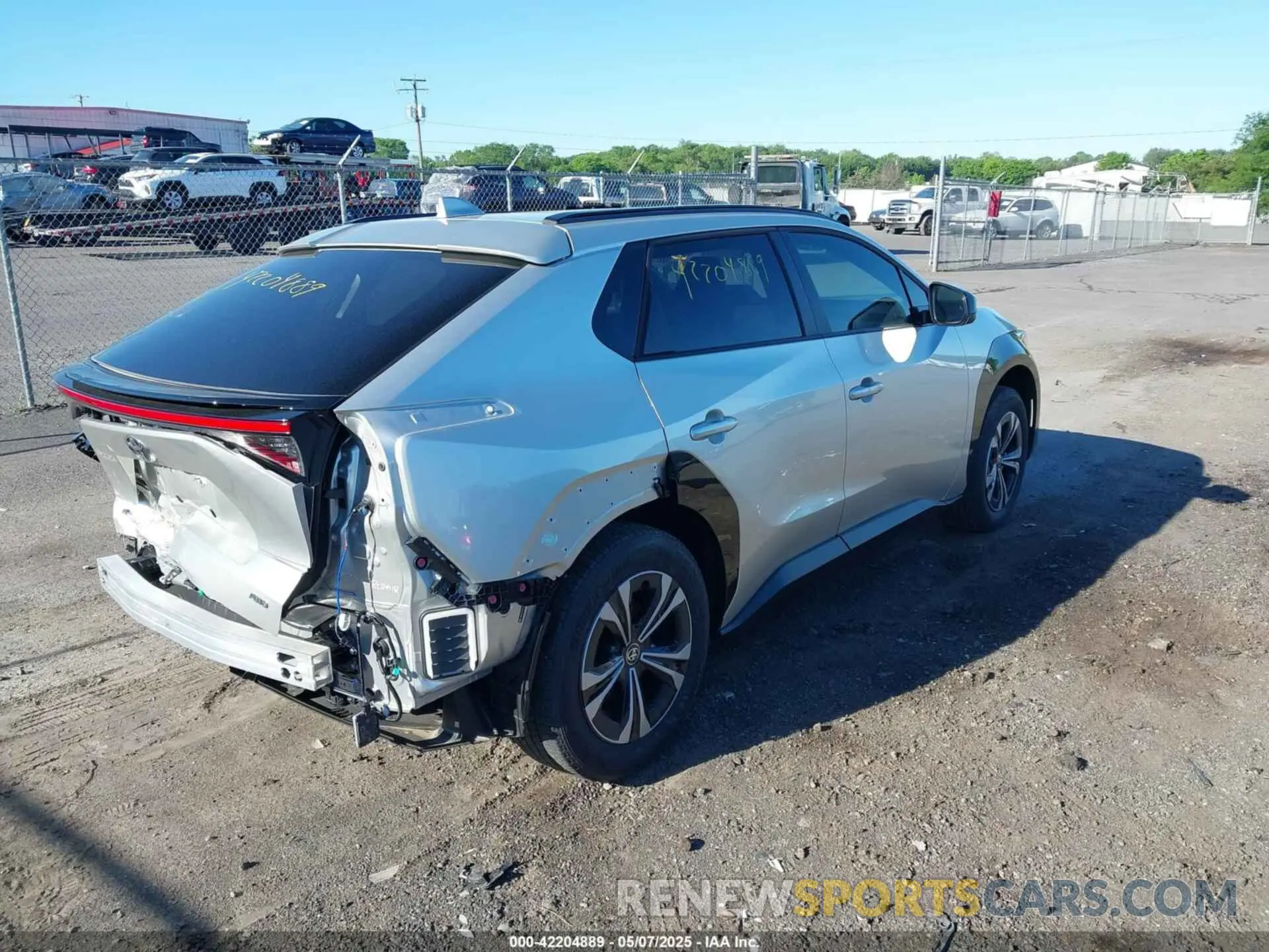 4 Photograph of a damaged car JTMABACA9RA055918 TOYOTA BZ4X 2024