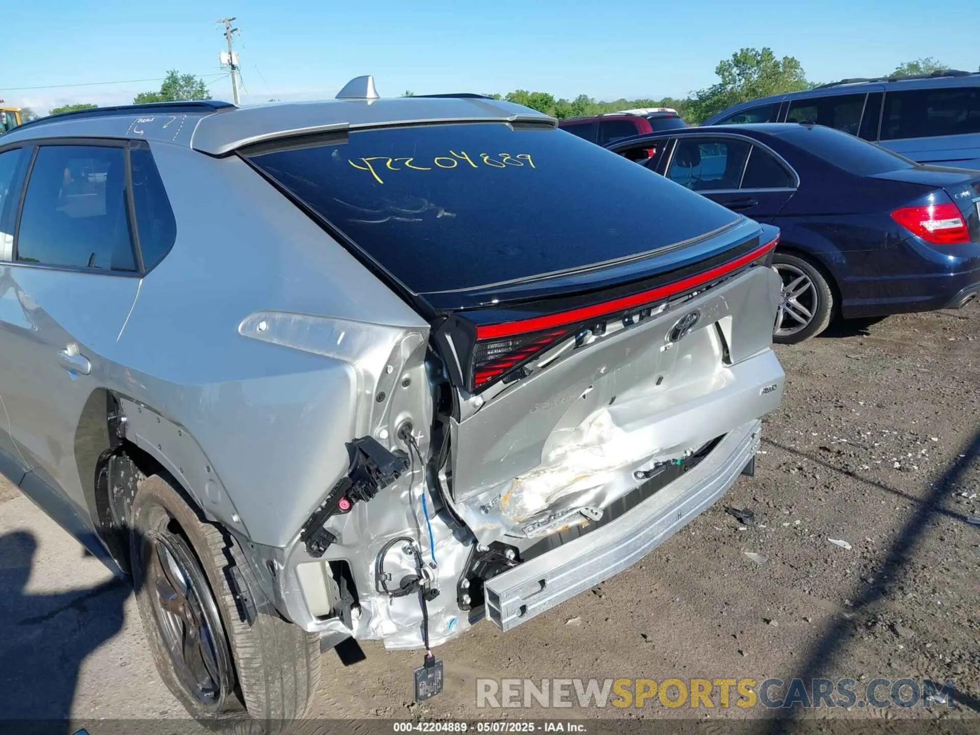 6 Photograph of a damaged car JTMABACA9RA055918 TOYOTA BZ4X 2024