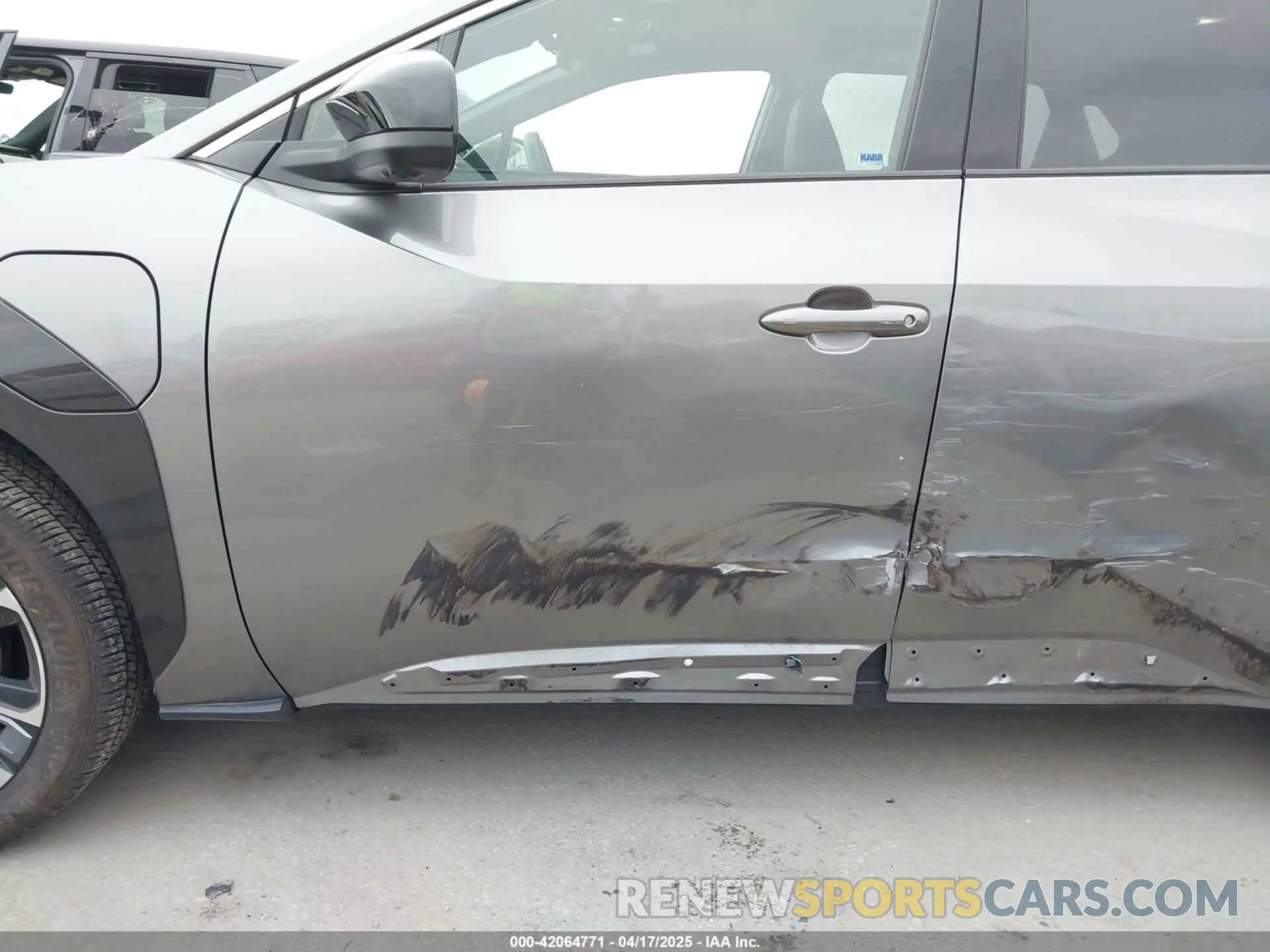 6 Photograph of a damaged car JTMABACA9RA064702 TOYOTA BZ4X 2024