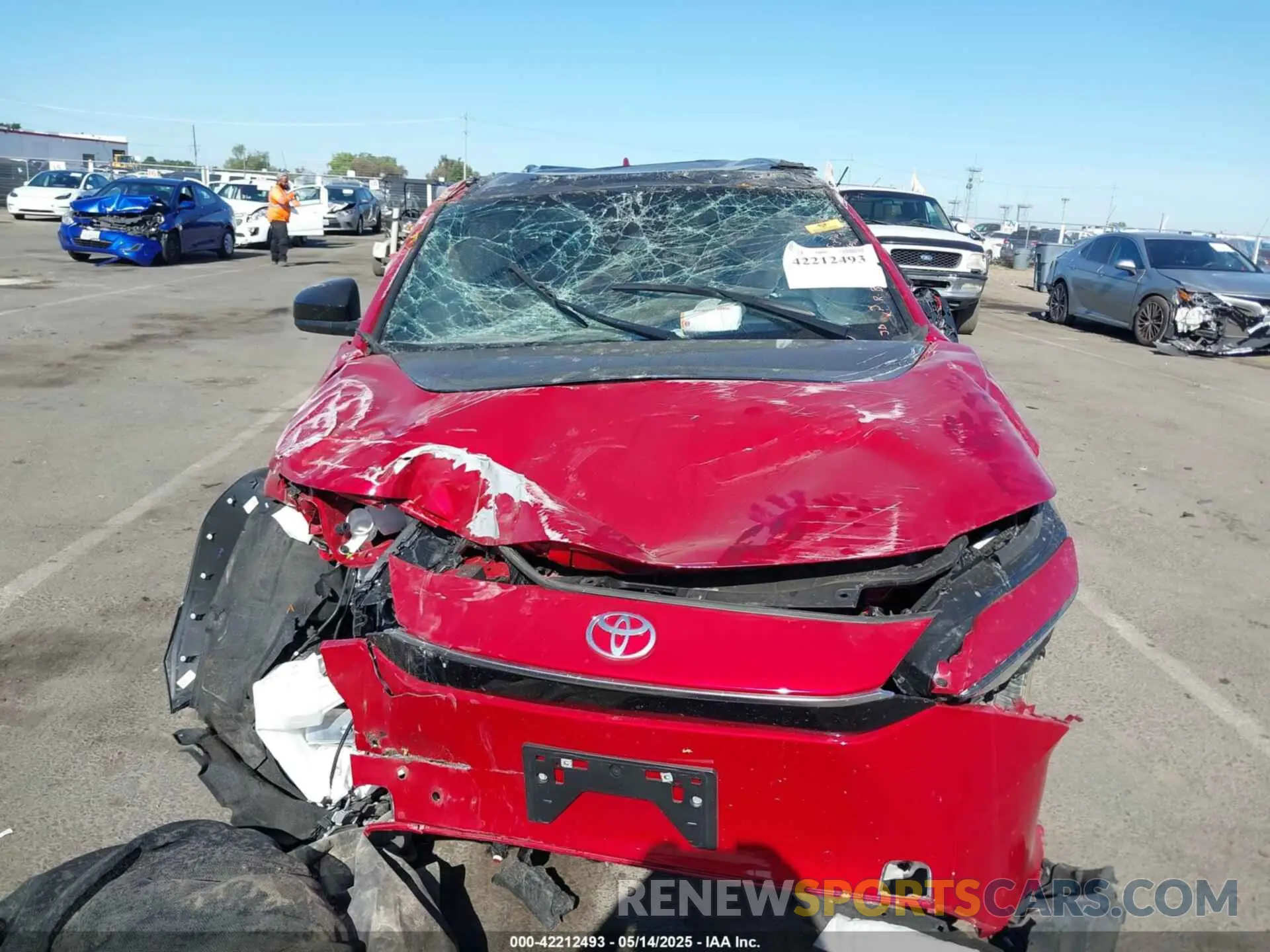 12 Photograph of a damaged car JTMABACAXRA078351 TOYOTA BZ4X 2024