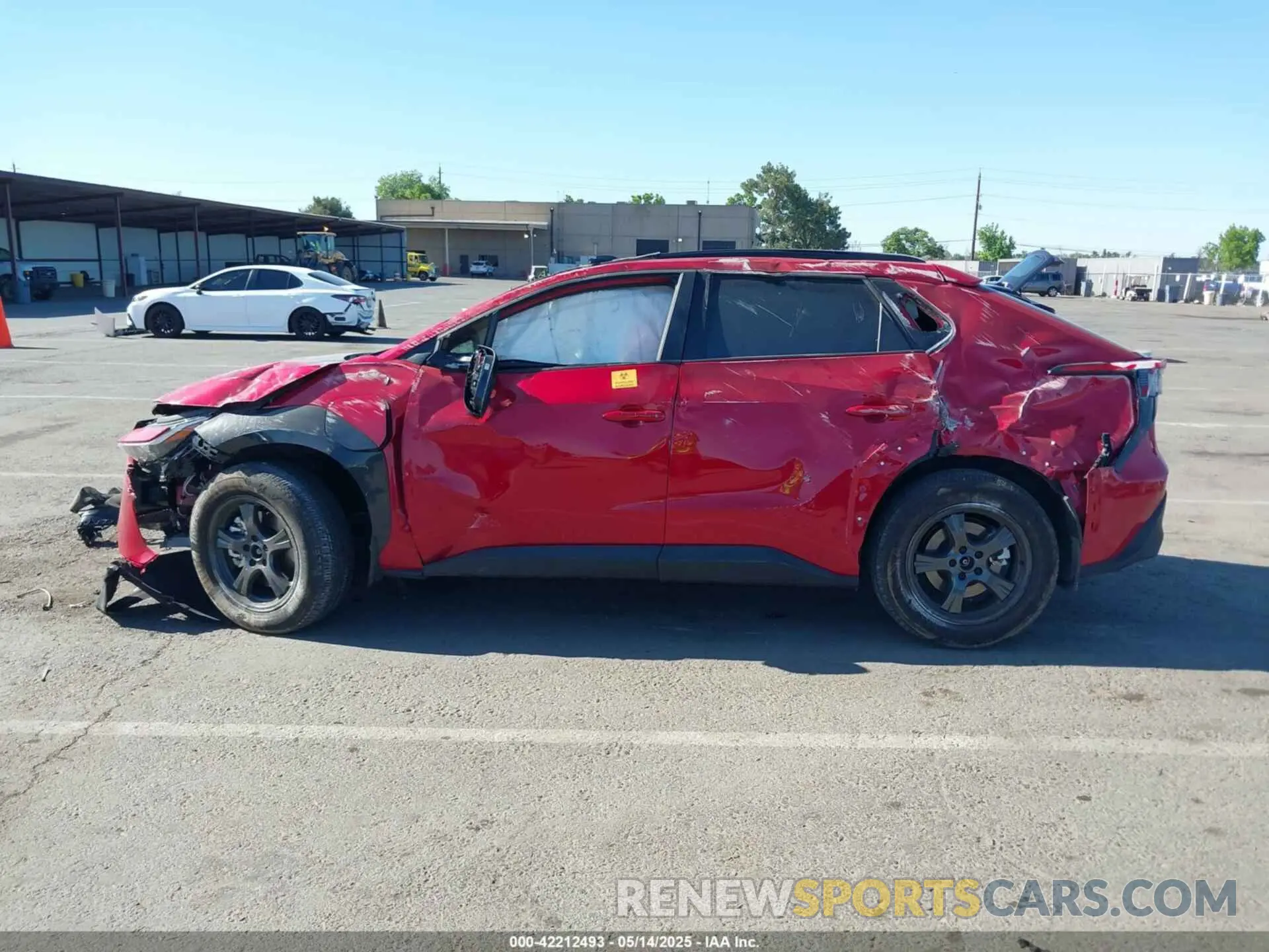 14 Photograph of a damaged car JTMABACAXRA078351 TOYOTA BZ4X 2024