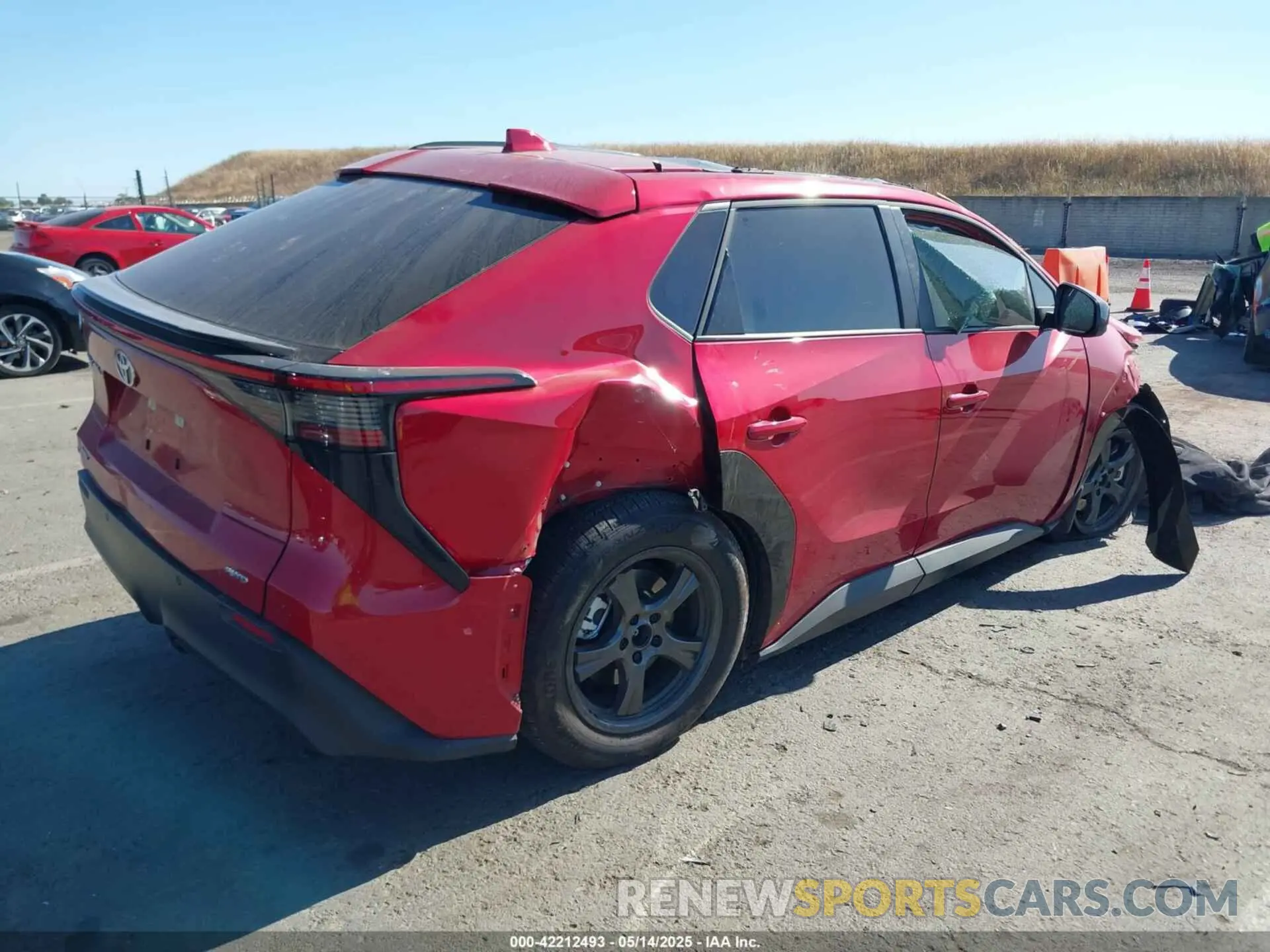 4 Photograph of a damaged car JTMABACAXRA078351 TOYOTA BZ4X 2024