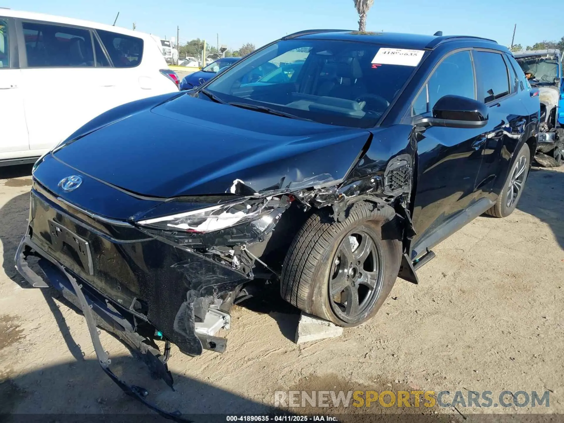 2 Photograph of a damaged car JTMAAAAA5SA055572 TOYOTA BZ4X 2025