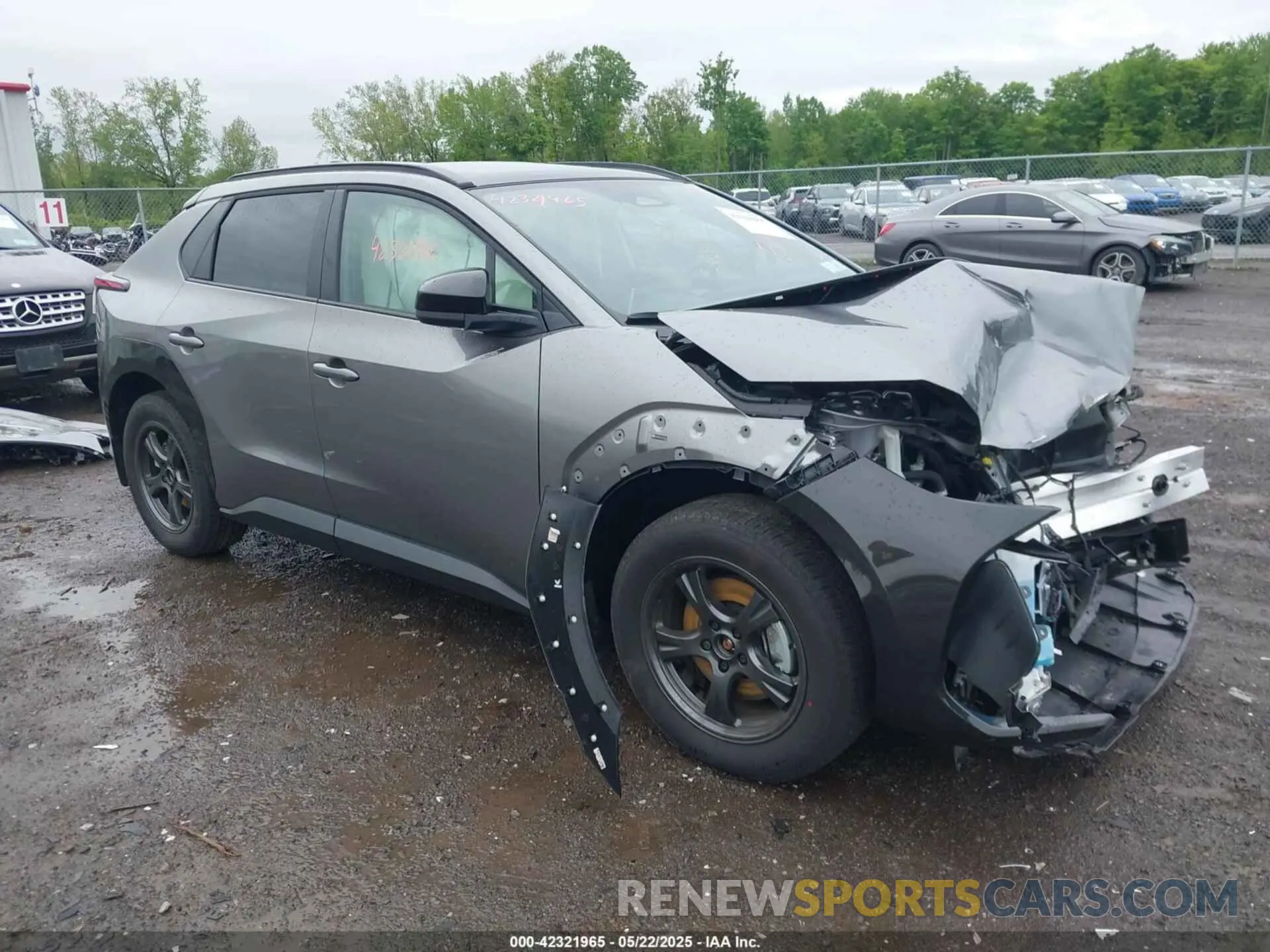 1 Photograph of a damaged car JTMABACA2SA092847 TOYOTA BZ4X 2025