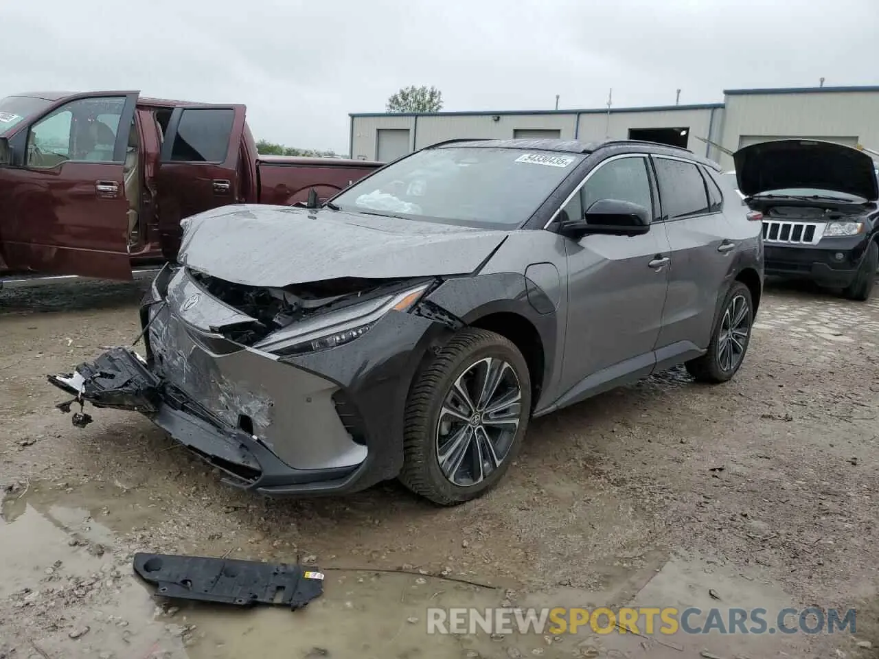 1 Photograph of a damaged car JTMABABA7PA000446 TOYOTA BZ4X XLE 2023